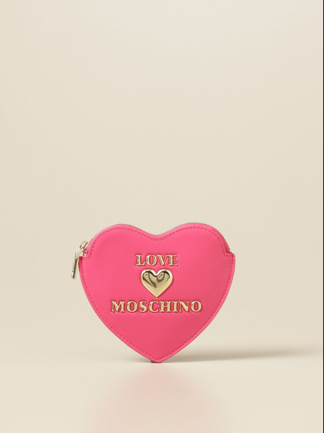 moschino heart wallet