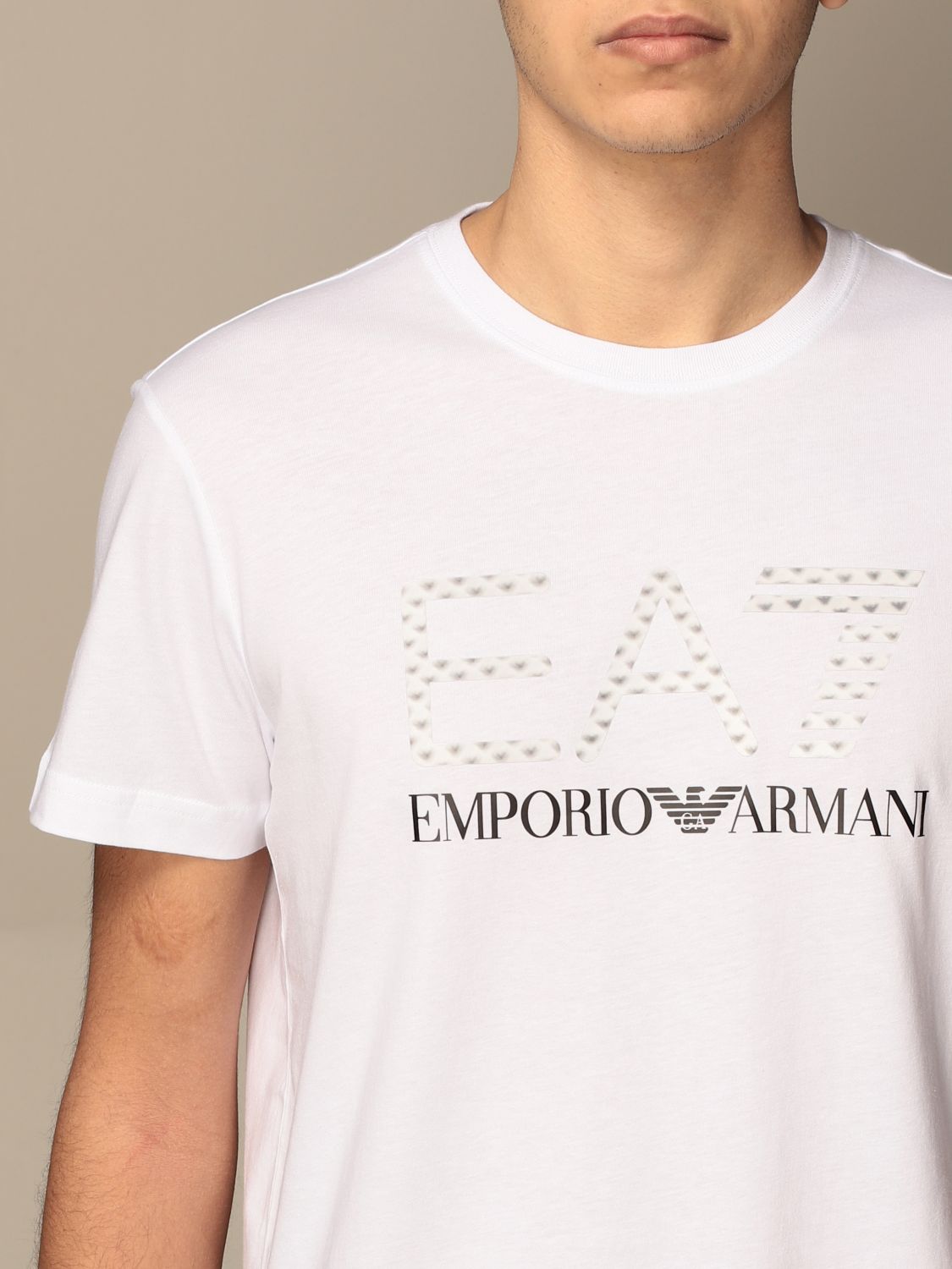 T-shirt Ea7: T-shirt homme Ea7 blanc 3