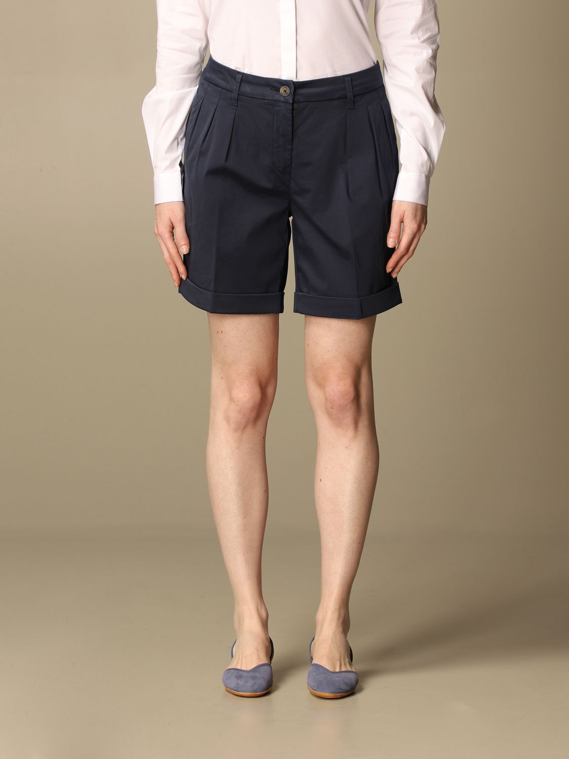 Fay Outlet: Classic shorts with america pockets - Denim | Fay short ...