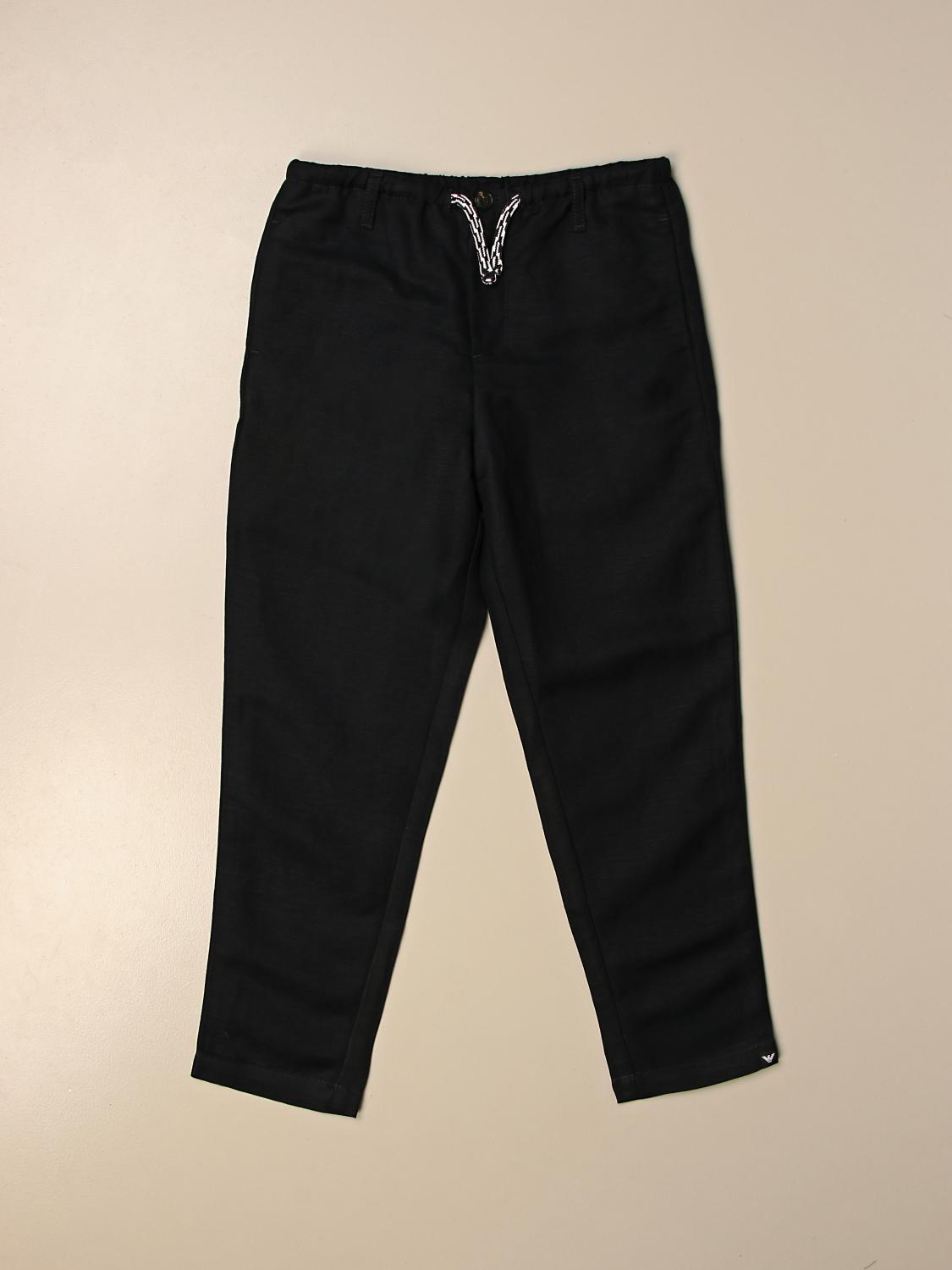 Emporio Armani Outlet: jogging trousers - Blue | Emporio Armani pants  3K4P07 1NWZZ online on 