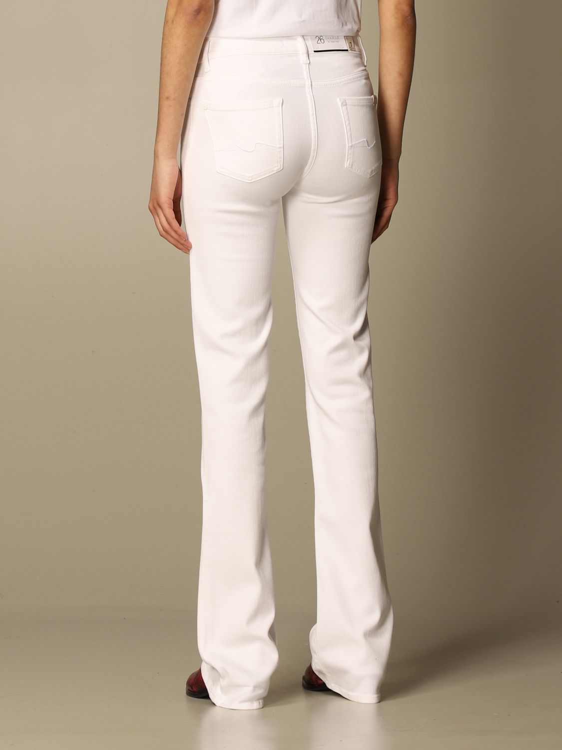 Jeans 7 For All Mankind: Jeans women 7 For All Mankind white 2