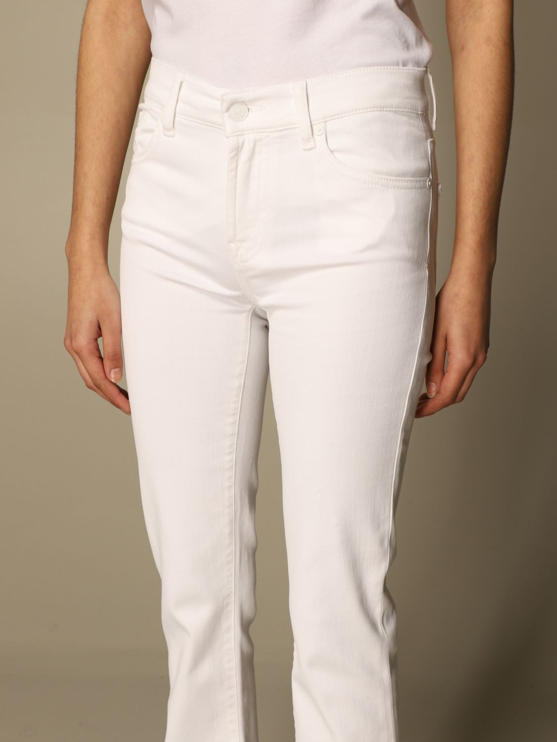 Jeans 7 For All Mankind: Jeans women 7 For All Mankind white 3