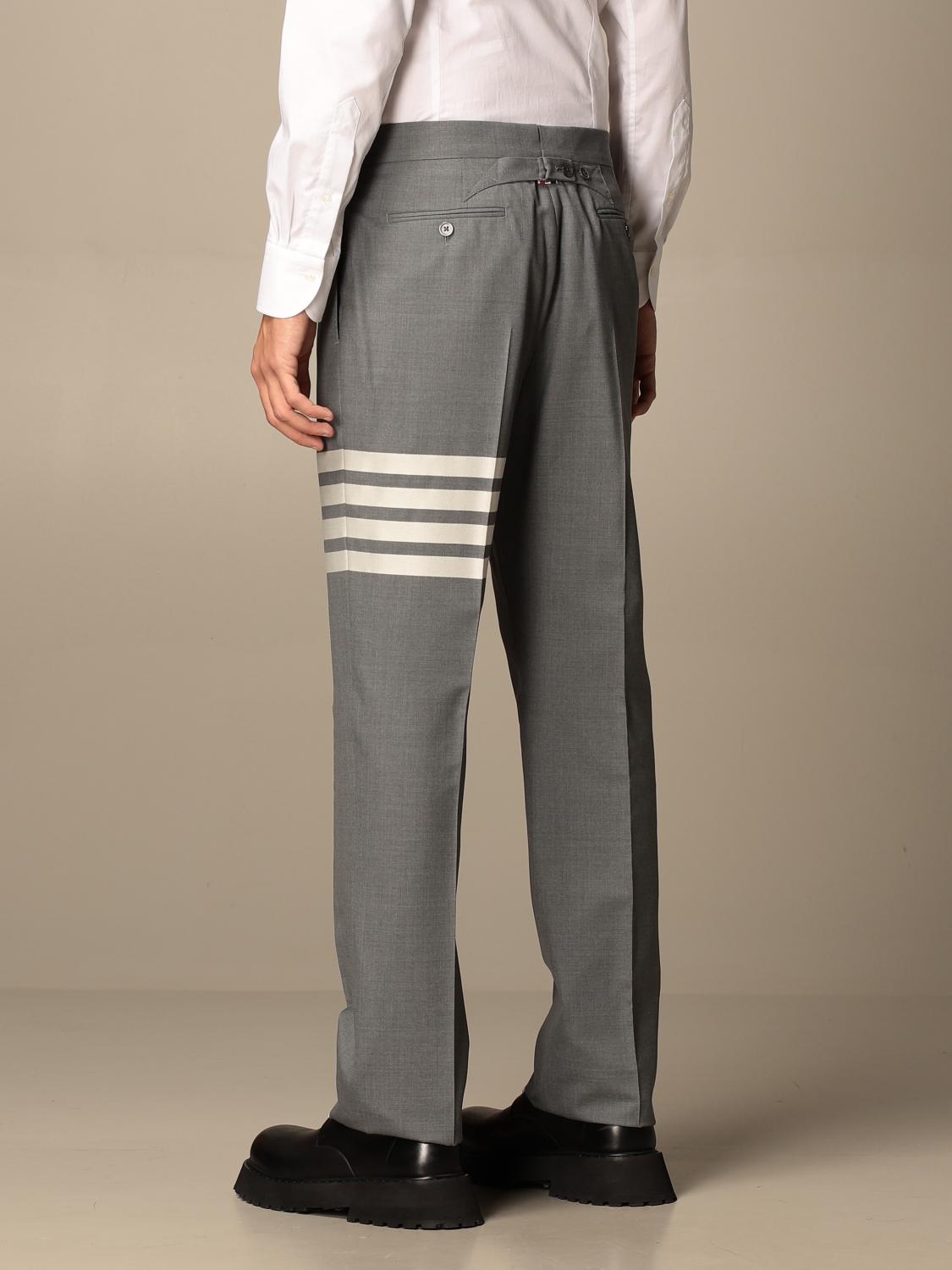 THOM BROWNE Pants men Grey Pants Thom Browne MTC001A 06146
