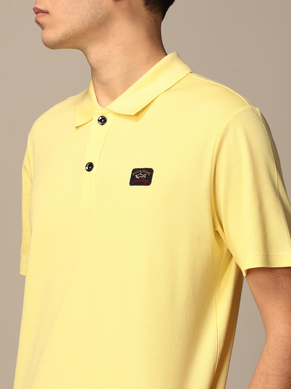 paul and shark yellow polo