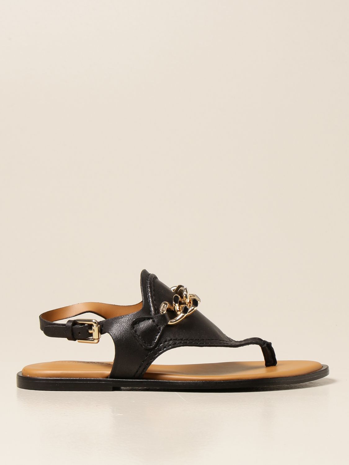 Buy > flat chain sandals > in stock