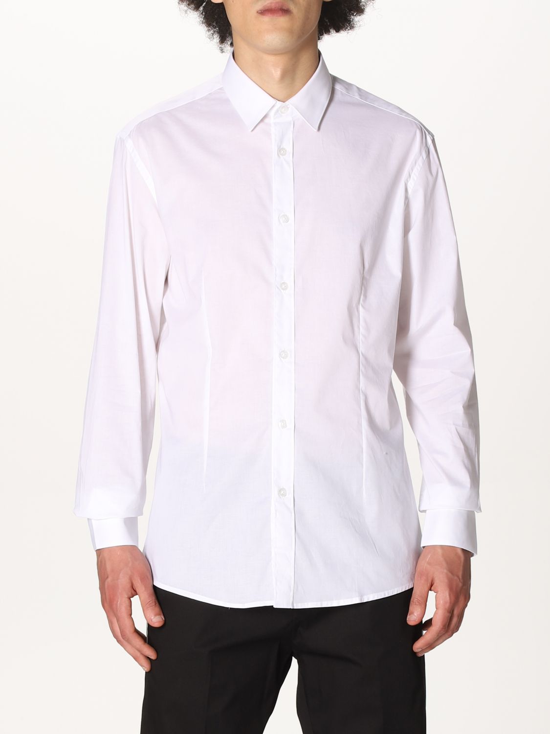 Shirt Daniele Alessandrini: Daniele Alessandrini shirt for men white 1