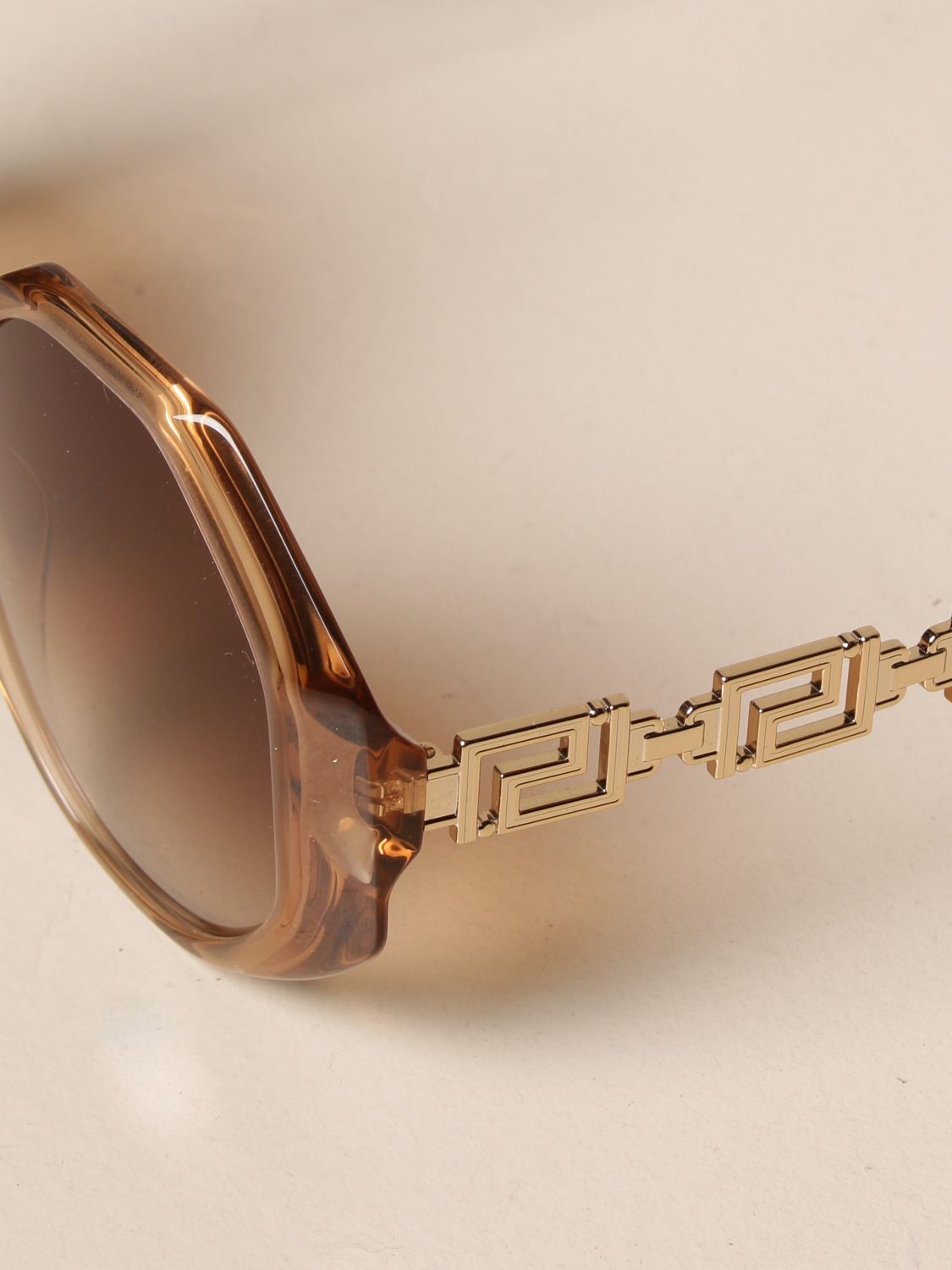 Versace Sunglasses In Acetate With Greek Detail Orange Glasses Versace Mod 4395 Gigliocom 