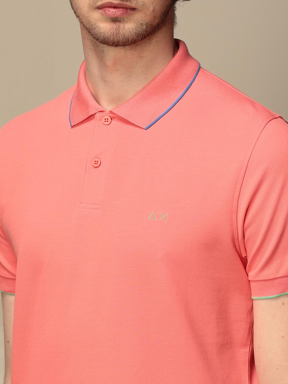 polo shirt with sun logo