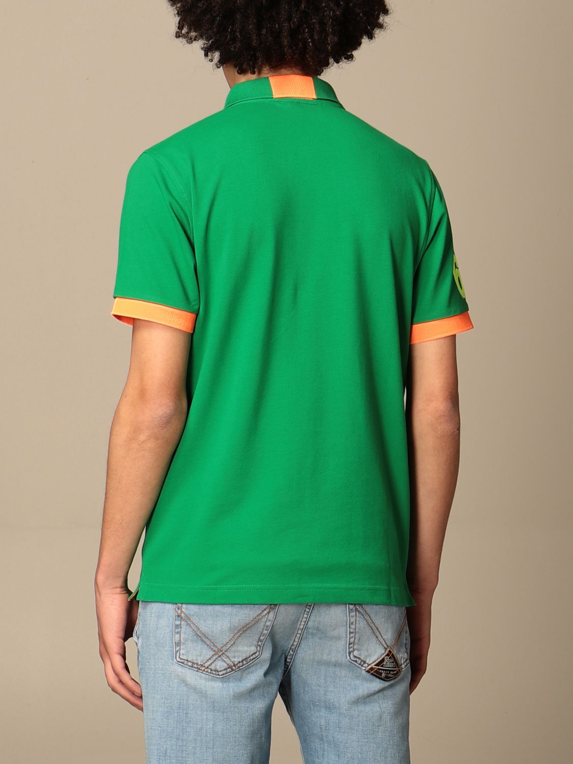 Polo shirt Sun 68: Sun 68 cotton polo shirt with logo green 2