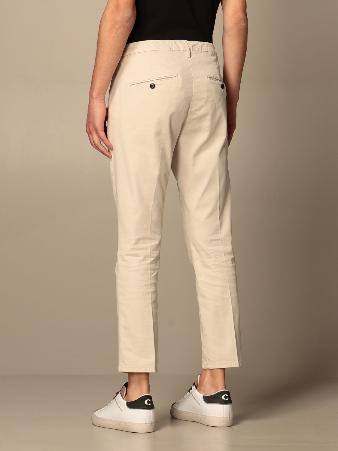 Pantalone chino in misto cotone Giglio.com Abbigliamento Pantaloni e jeans Pantaloni Pantaloni chinos 