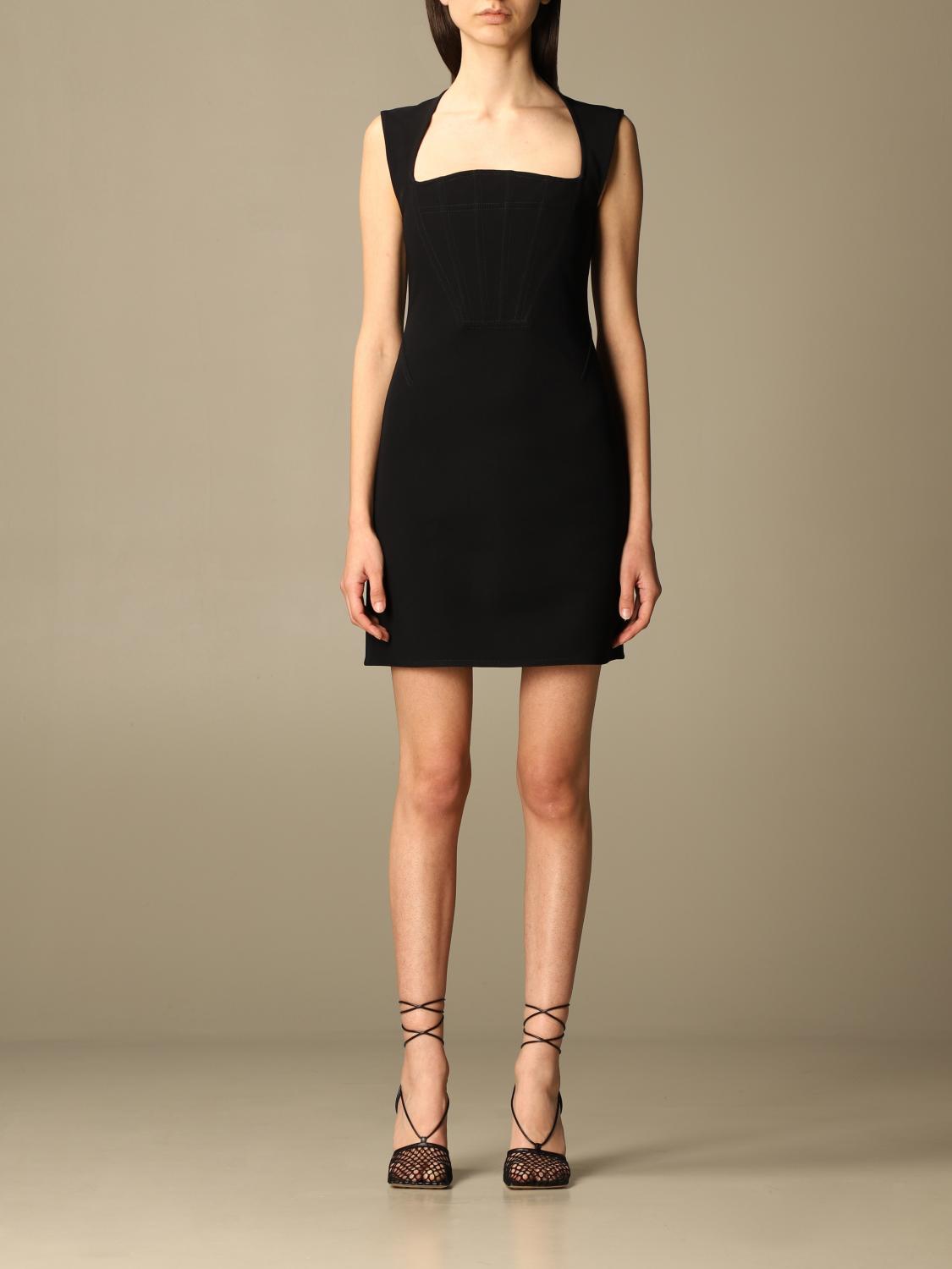 bottega veneta black dress