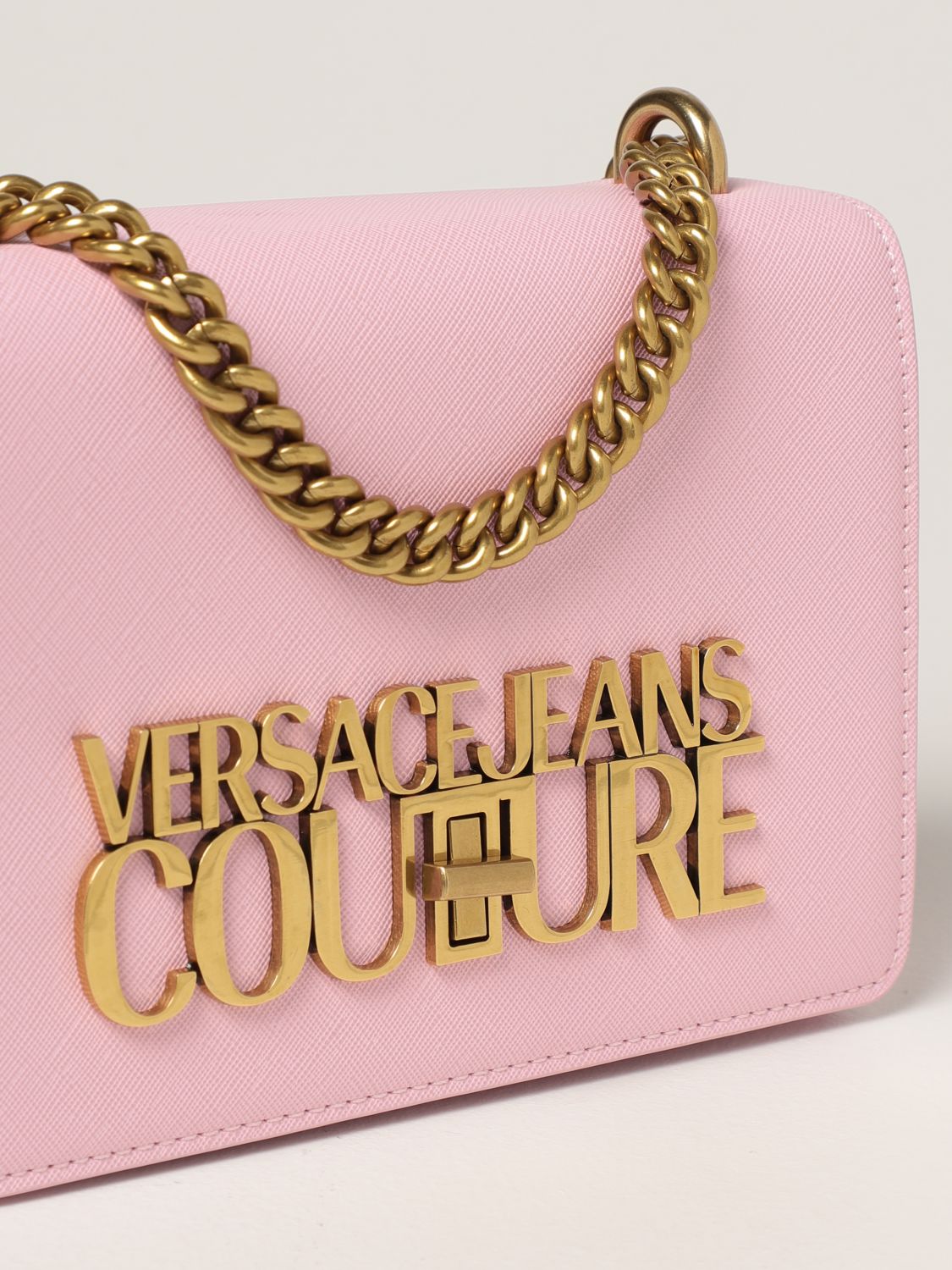 Totes bags Versace Jeans Couture - Logo handbag in pink - E1VWABL571879426