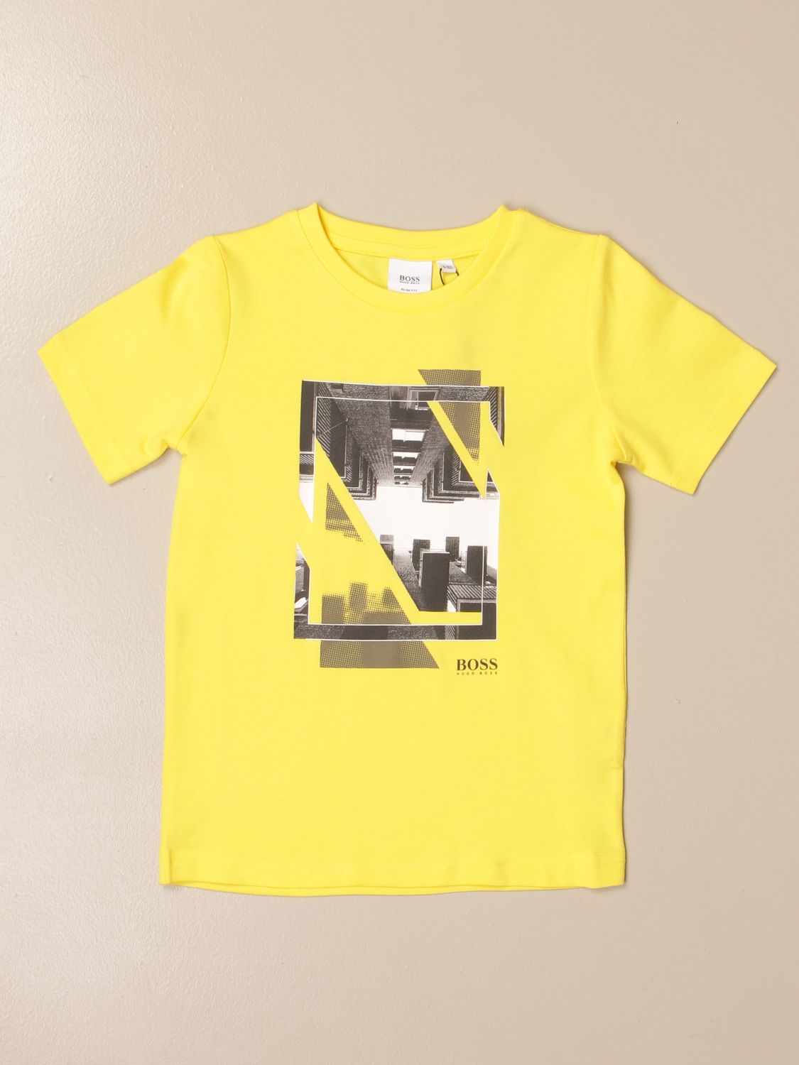 yellow hugo t-shirt