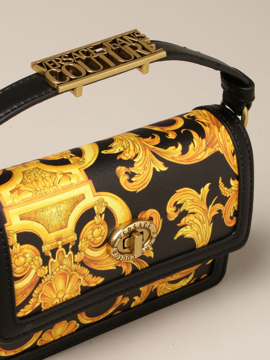 Versace Jeans Couture Bag in Synthetic Nappa with Mirror