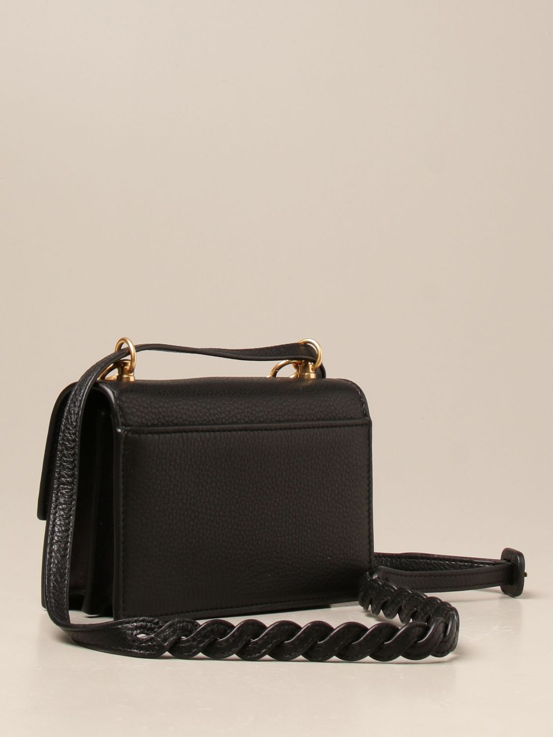 Leather crossbody bag Tory Burch Black in Leather - 32240740