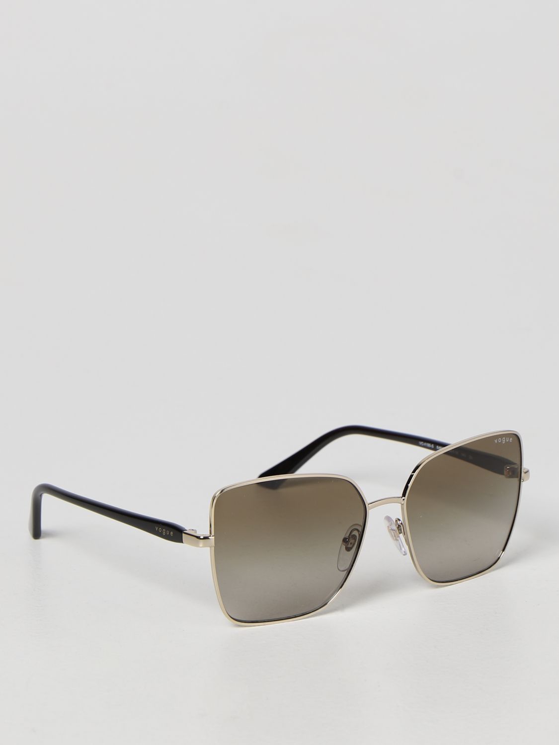 Glasses Vogue: Vogue sunglasses in metal brown 1