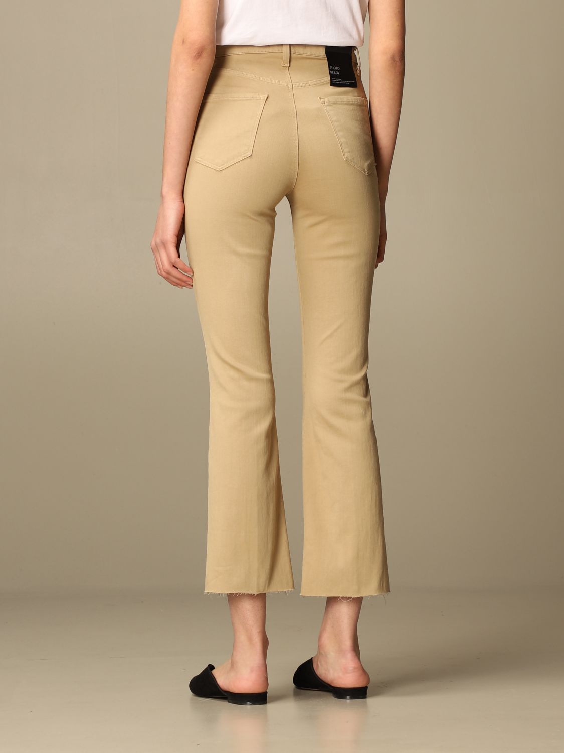 Jeans J Brand: J Brand 5-pocket jeans in stretch cotton beige 2