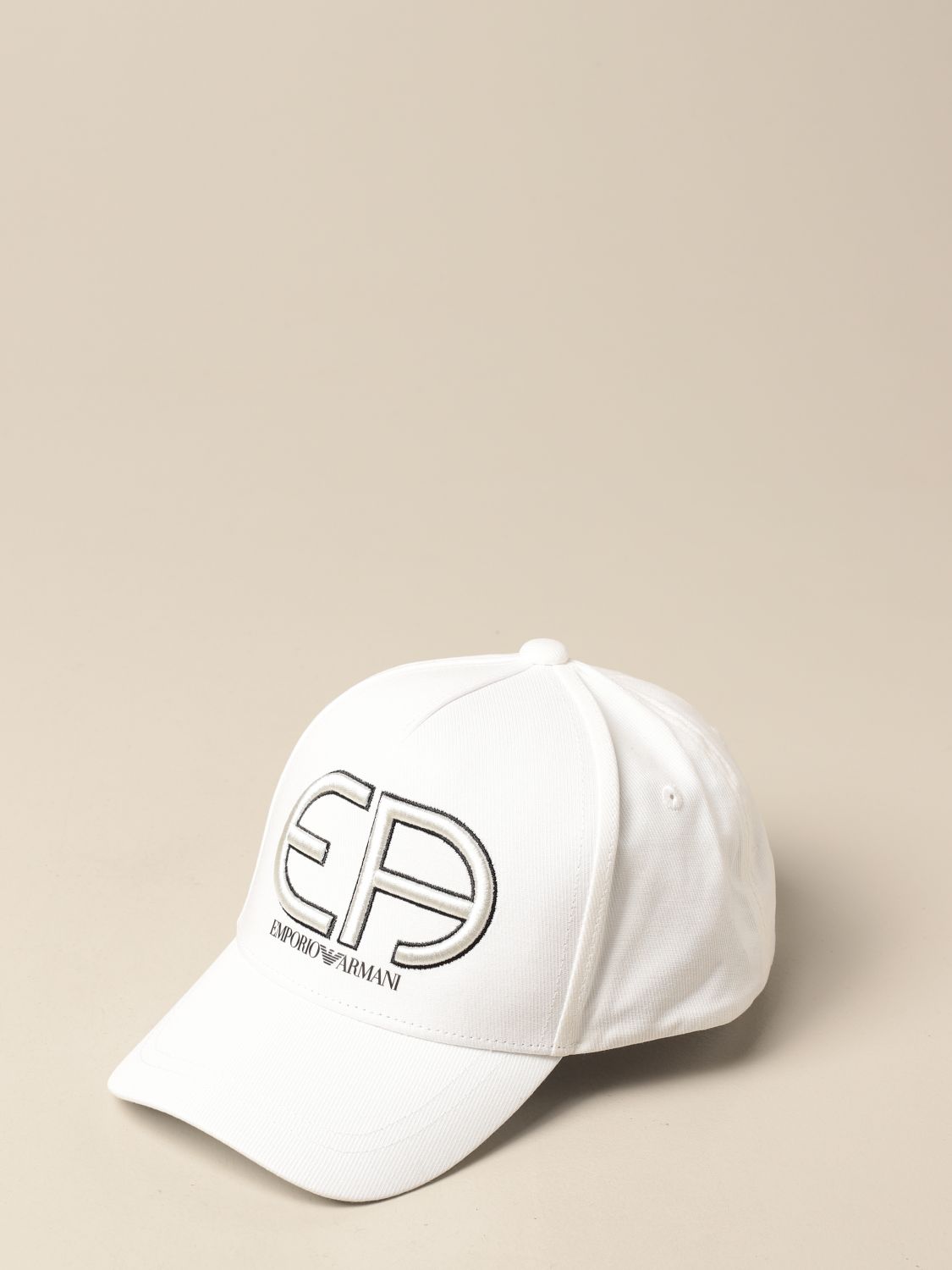 Cappello bambino Emporio Armani: Cappello da baseball Emporio Armani bianco 1