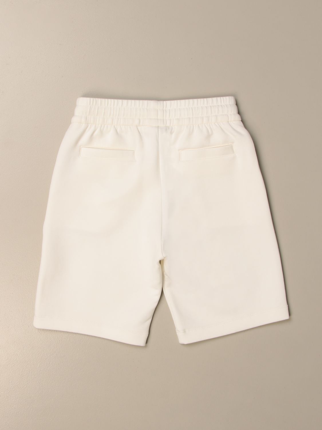 Pantaloncino Emporio Armani: Pantaloncino jogging Emporio Armani in cotone con logo bianco 2