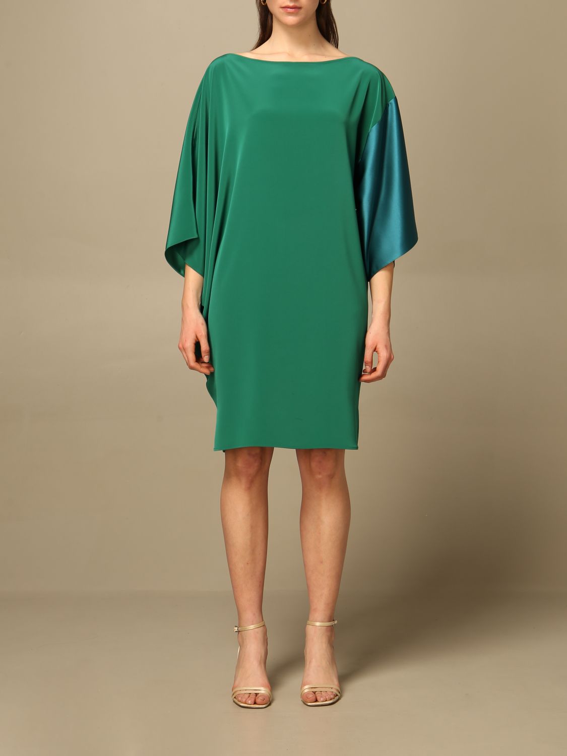 GIANLUCA CAPANNOLO: Dress women - Green | Dress Gianluca Capannolo 