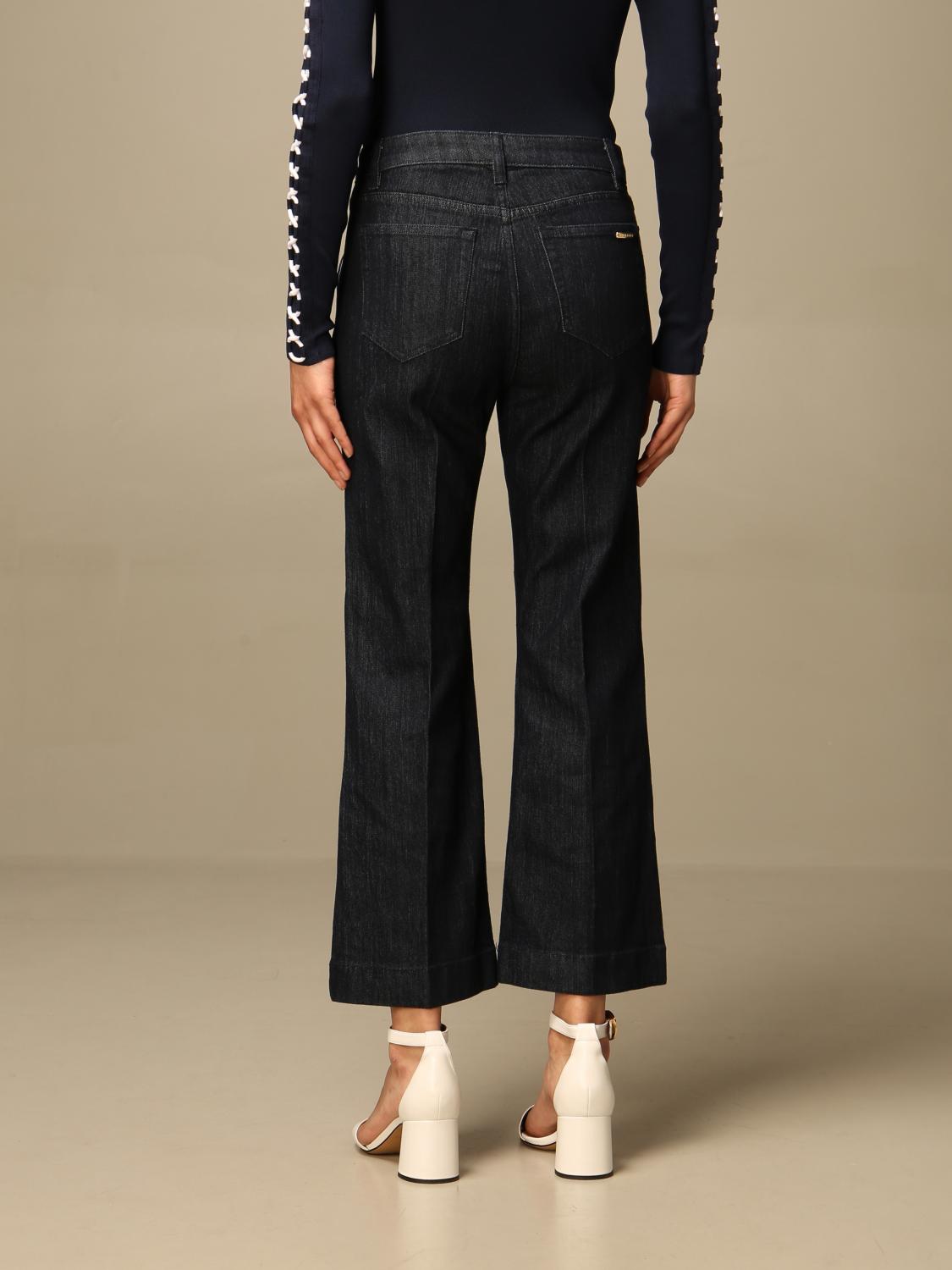 michael kors wide leg jeans