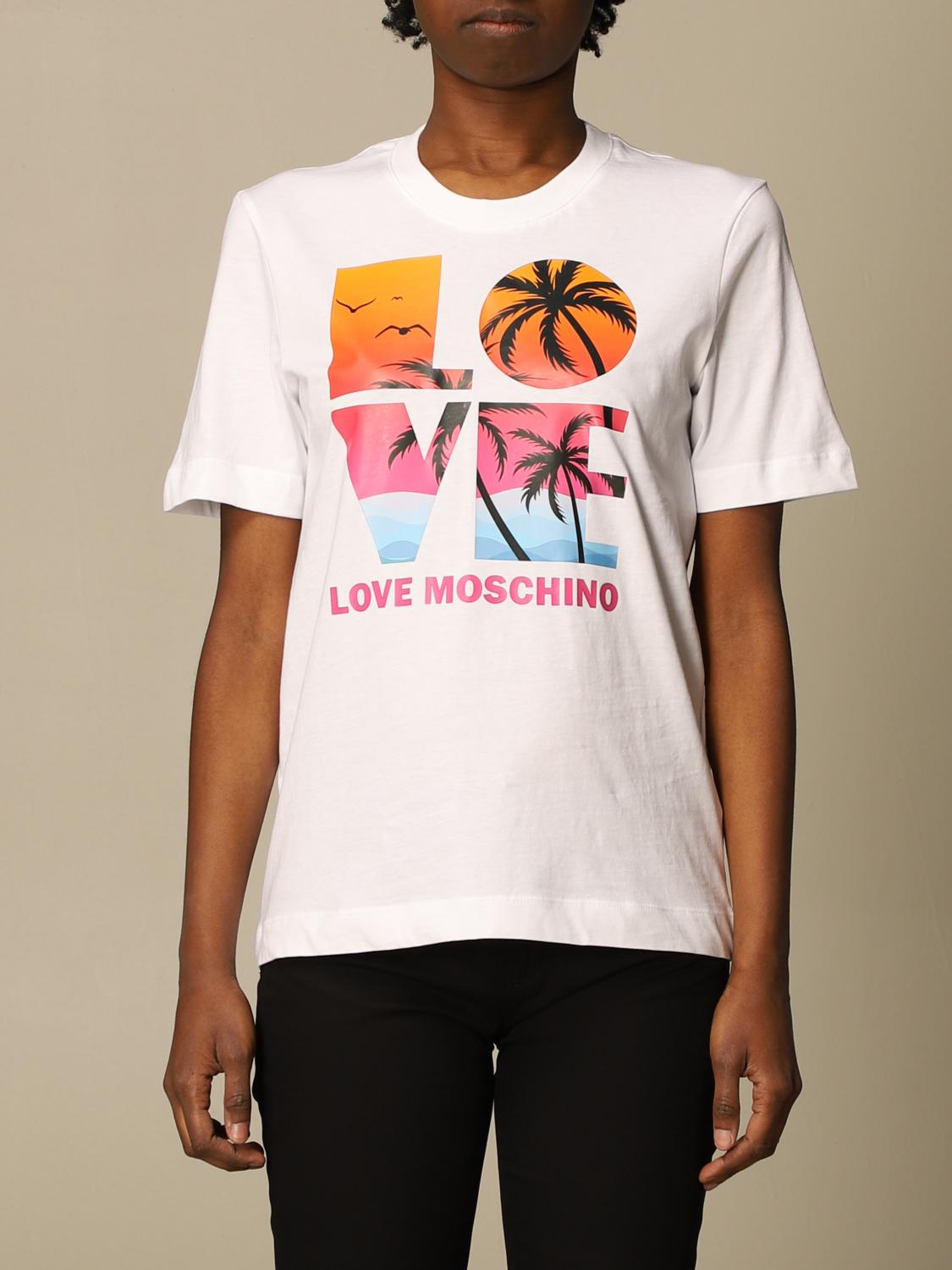 camiseta moschino mujer