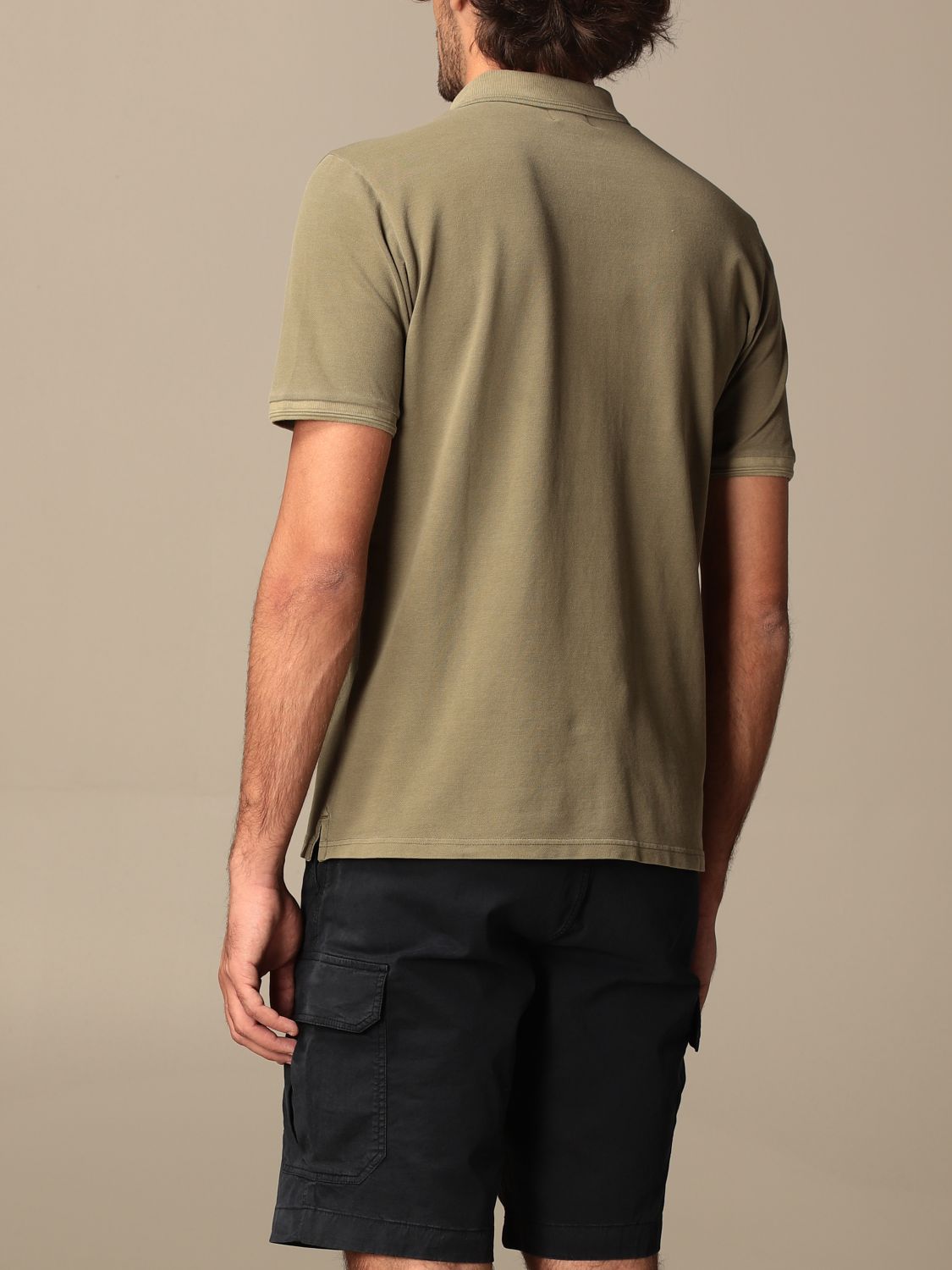 Polo shirt Woolrich: Woolrich cotton piqué polo shirt with logo olive 2