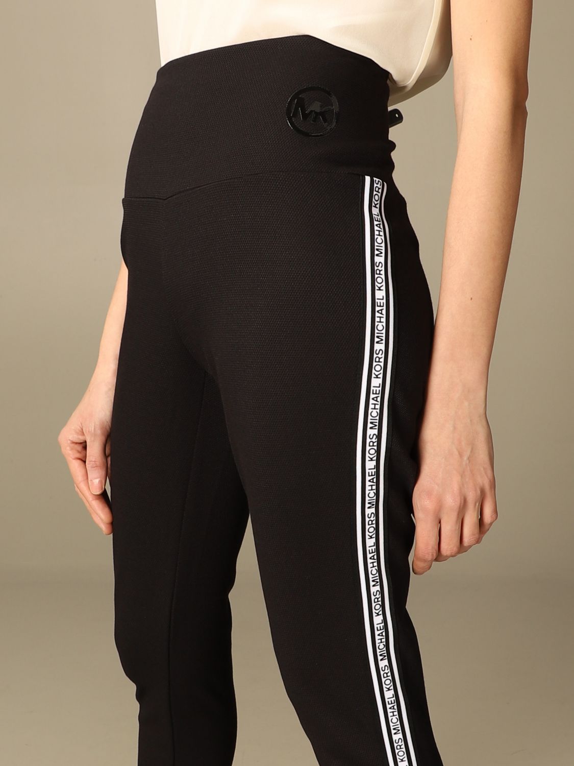 MICHAEL Michael Kors Logo Tape Track Pants - ShopStyle Activewear Trousers