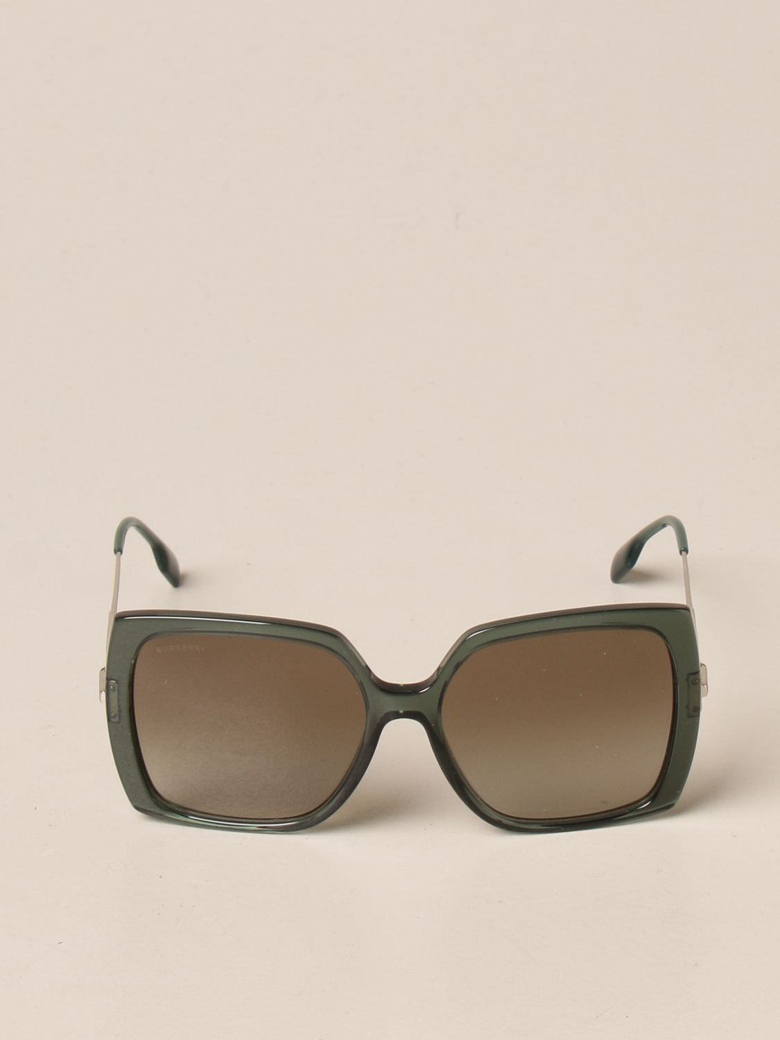 burberry round acetate sunglasses