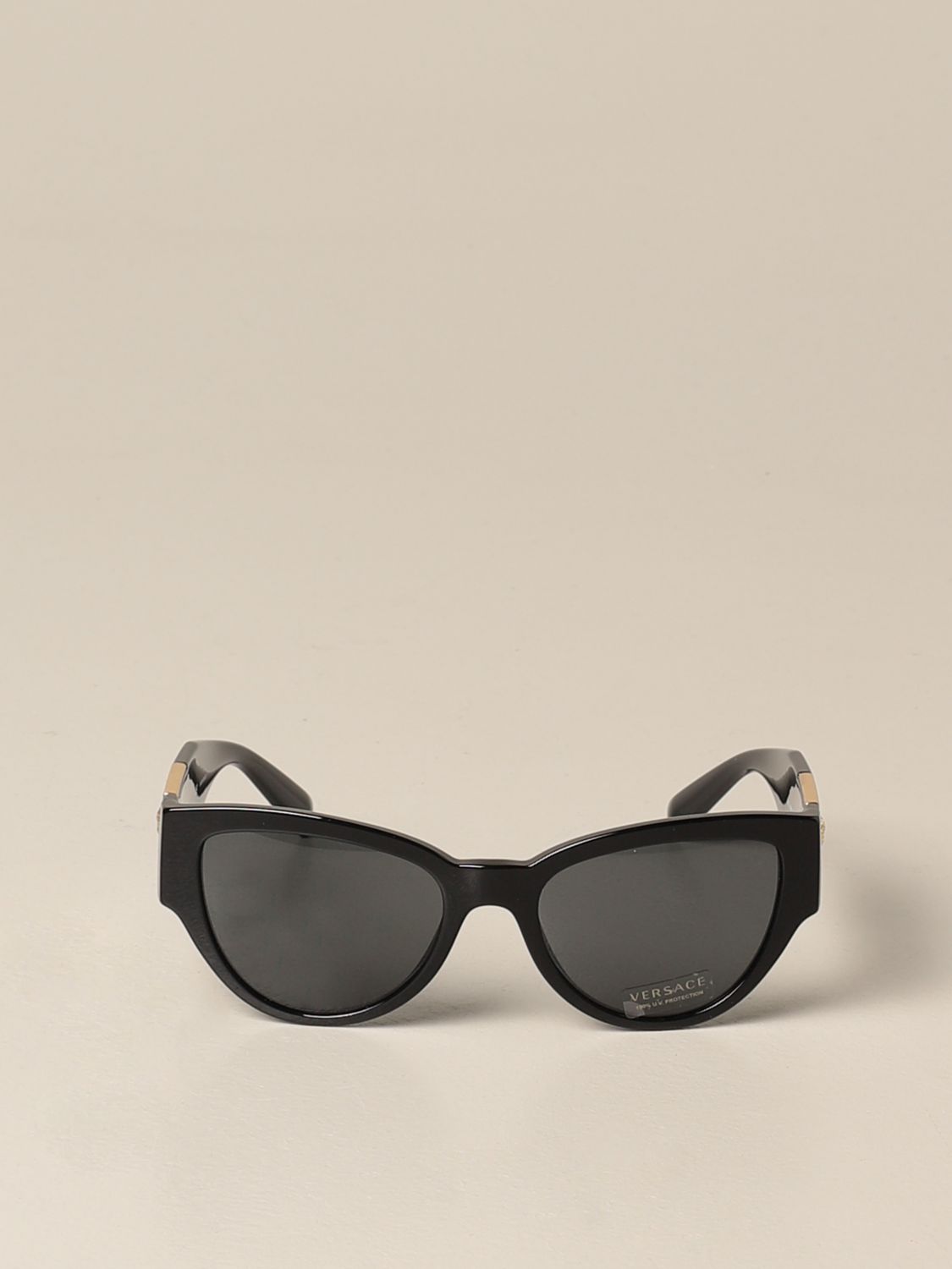 Versace Sunglasses In Acetate With A Medusa Head Black Glasses Versace Mod4398 Gigliocom 