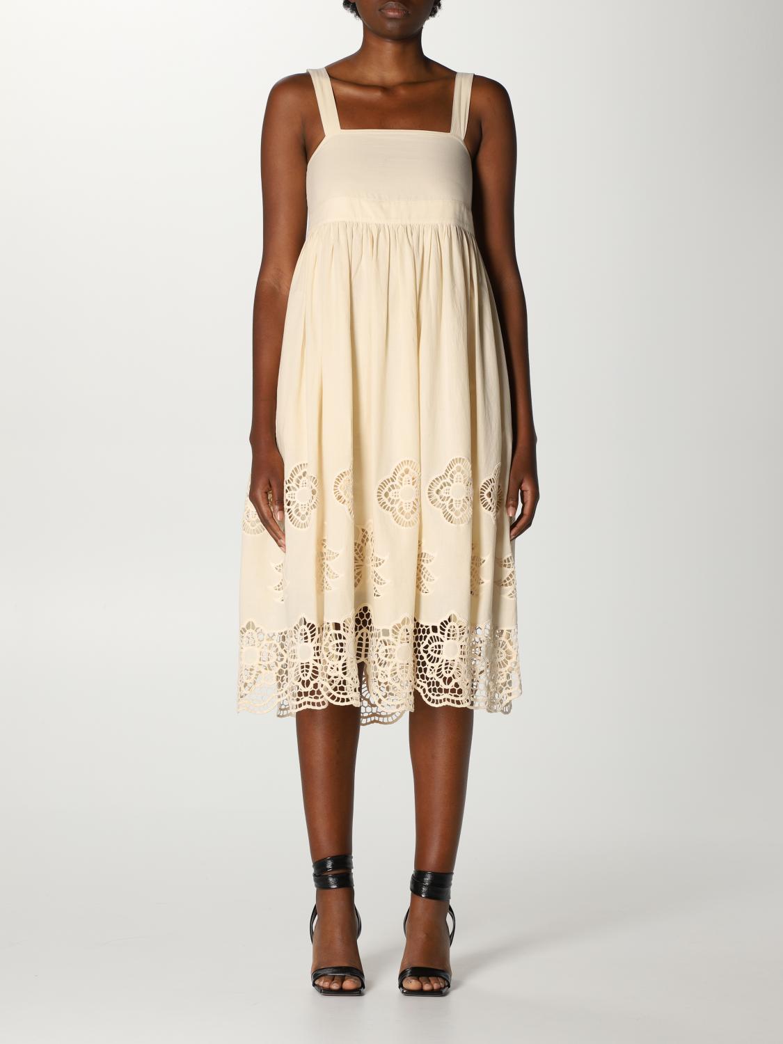 see by chloe embroidered dress