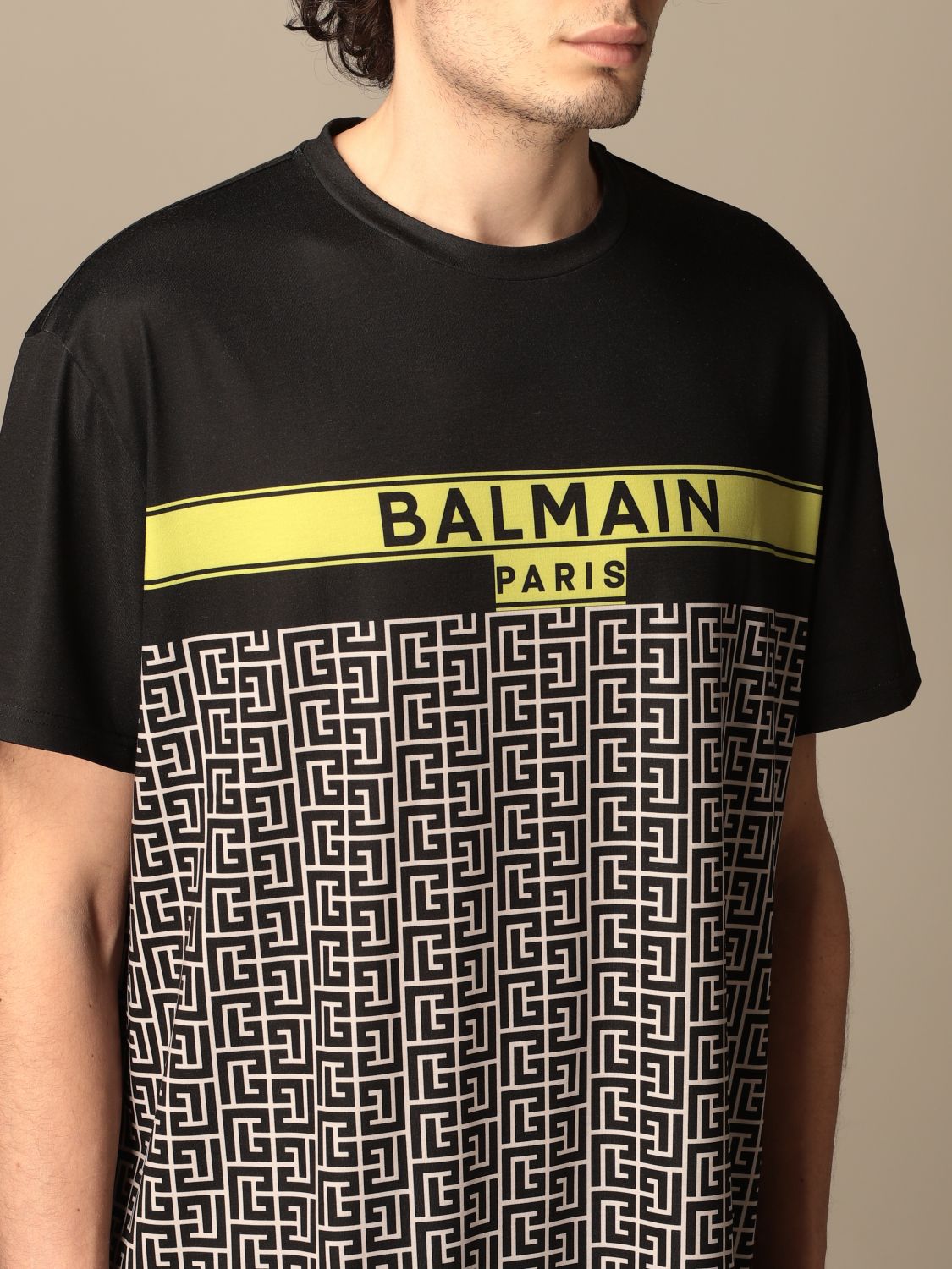 Balmain Cotton Monogram Sweatshirt