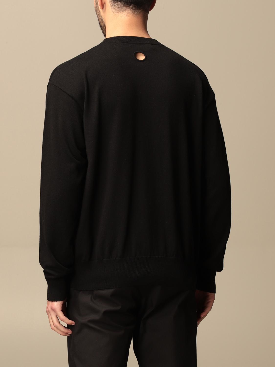 OFFWHITE Off White crewneck sweater with logo Black OffWhite