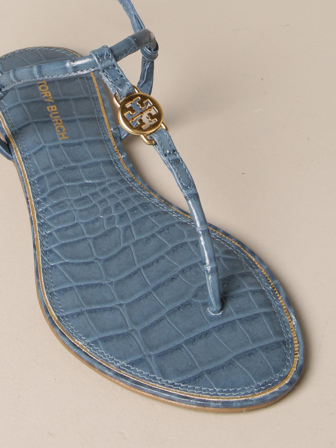 Tory burch outlet blue sandals