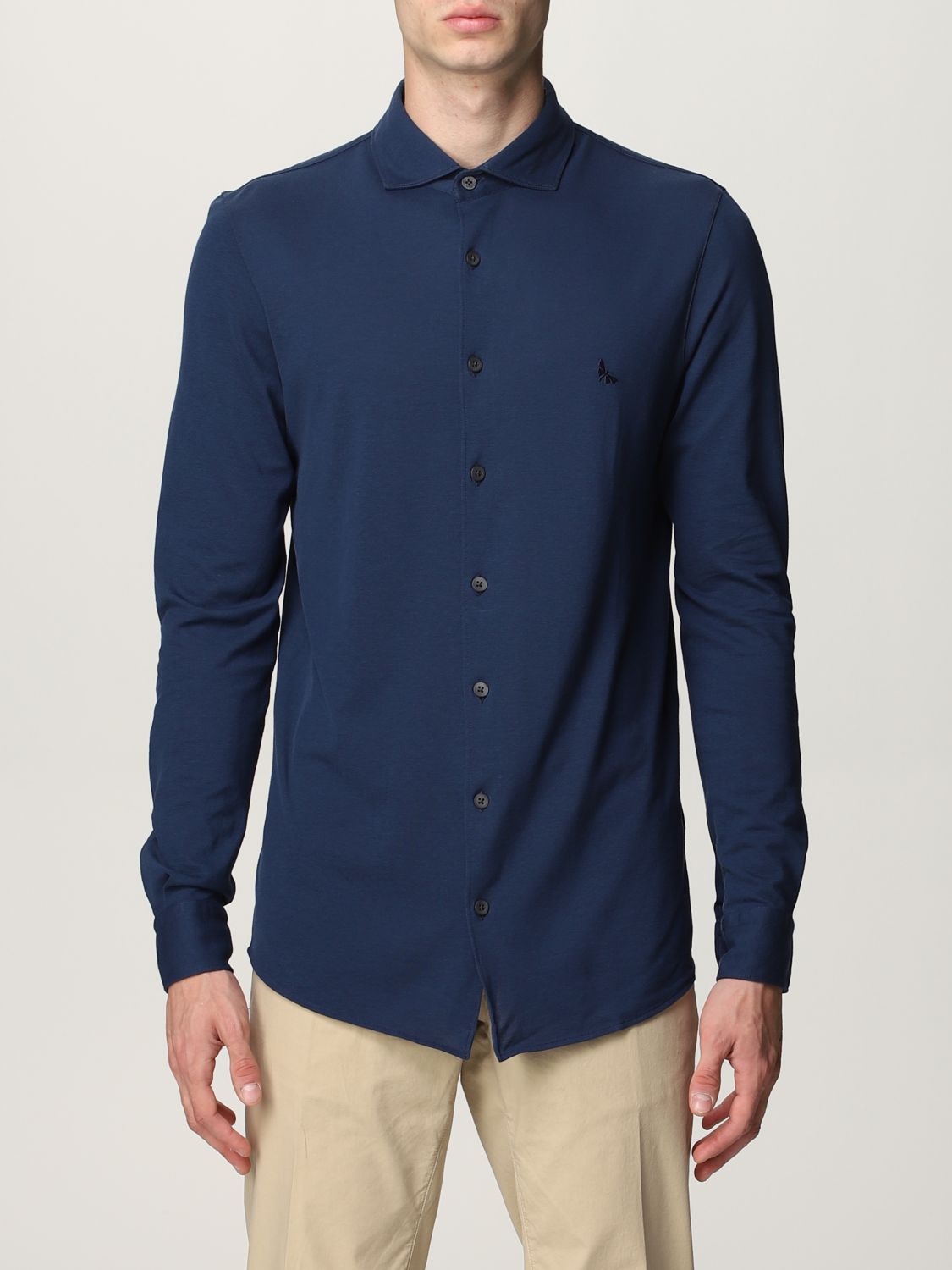 GRAN SASSO: Shirt men - Blue 1 | Shirt Gran Sasso 6012081401 GIGLIO.COM