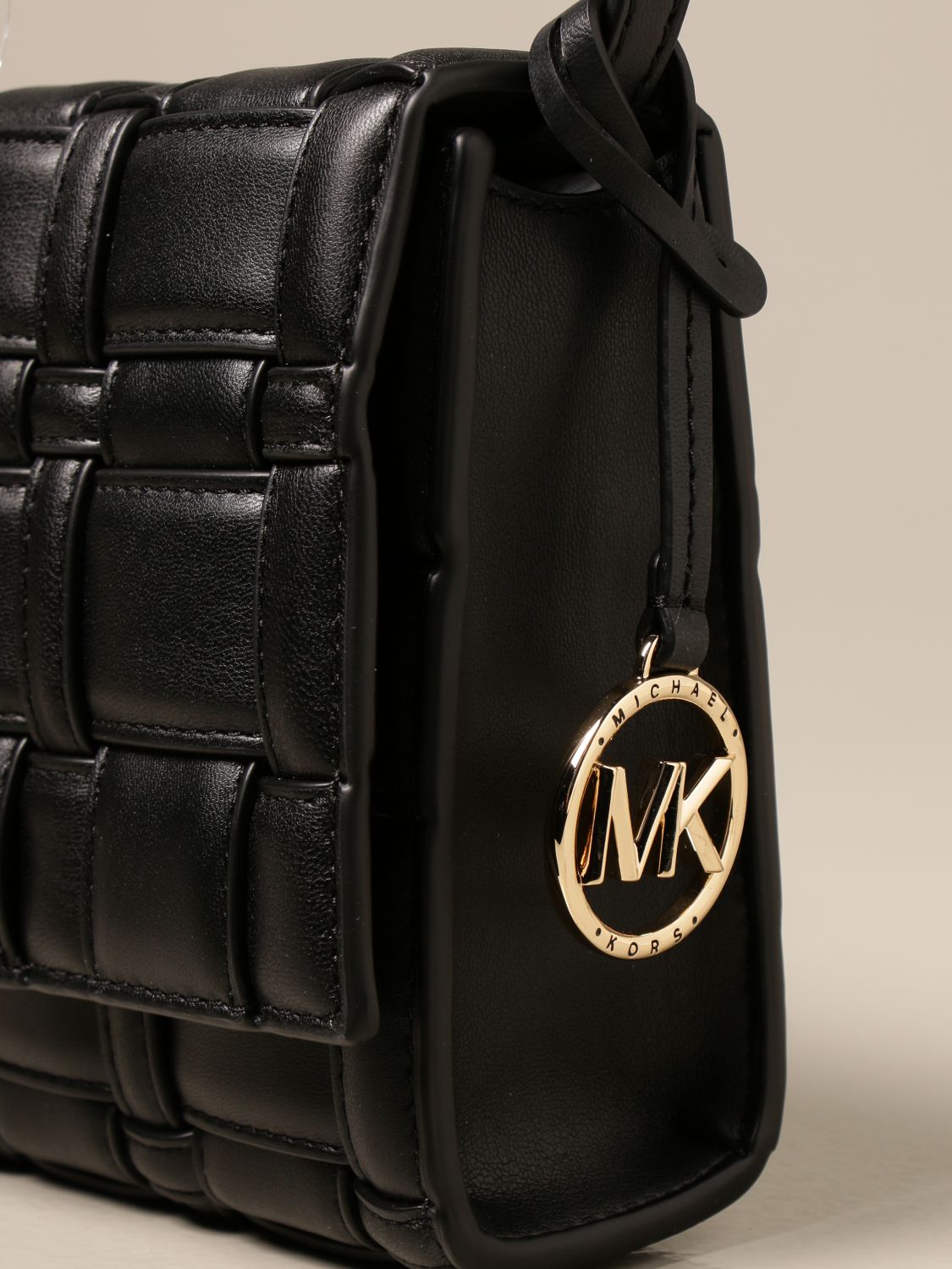 MICHAEL MICHAEL KORS: Ivy bag in woven vegan synthetic leather