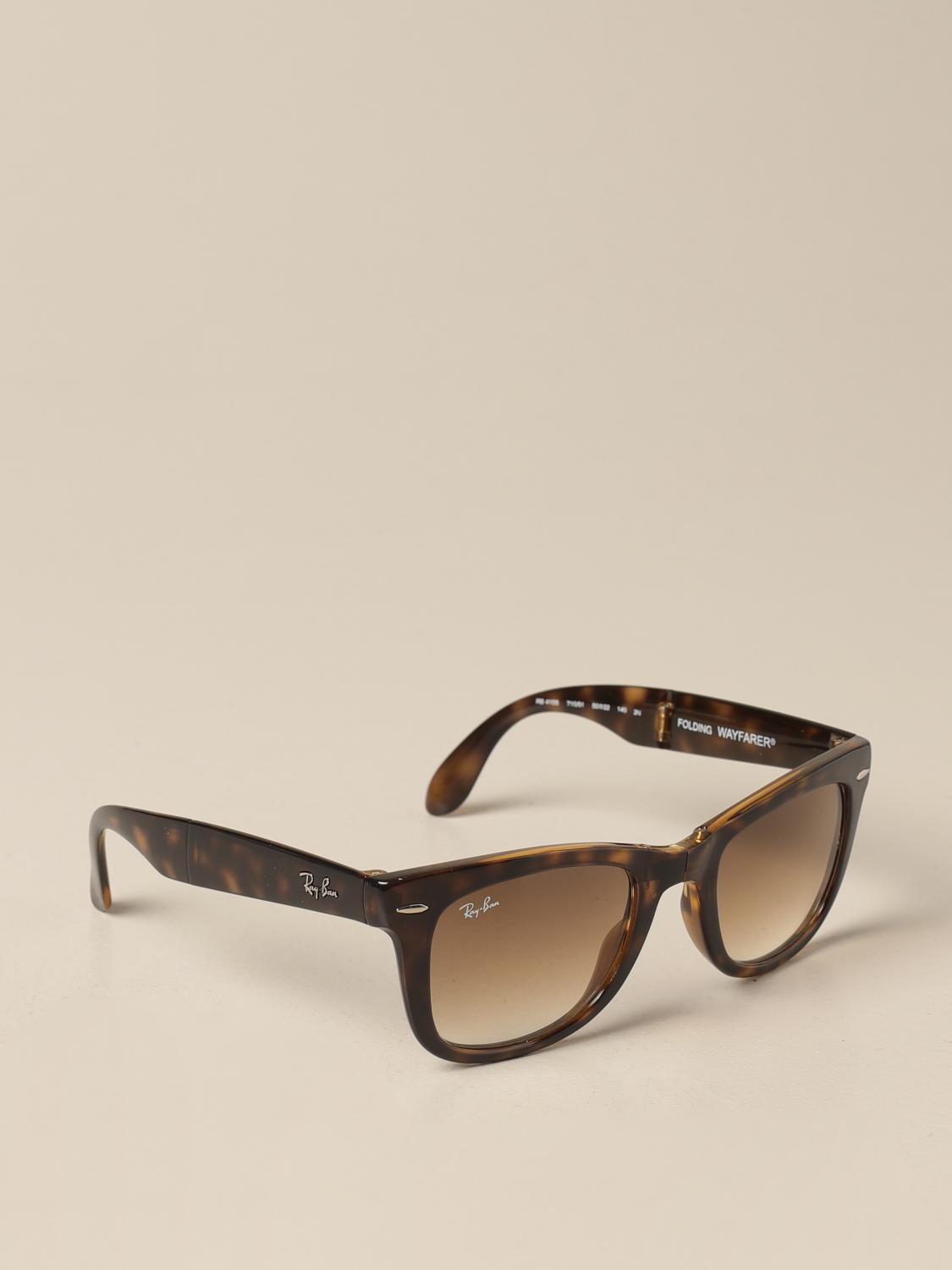 Occhiali ray ban marroni sale