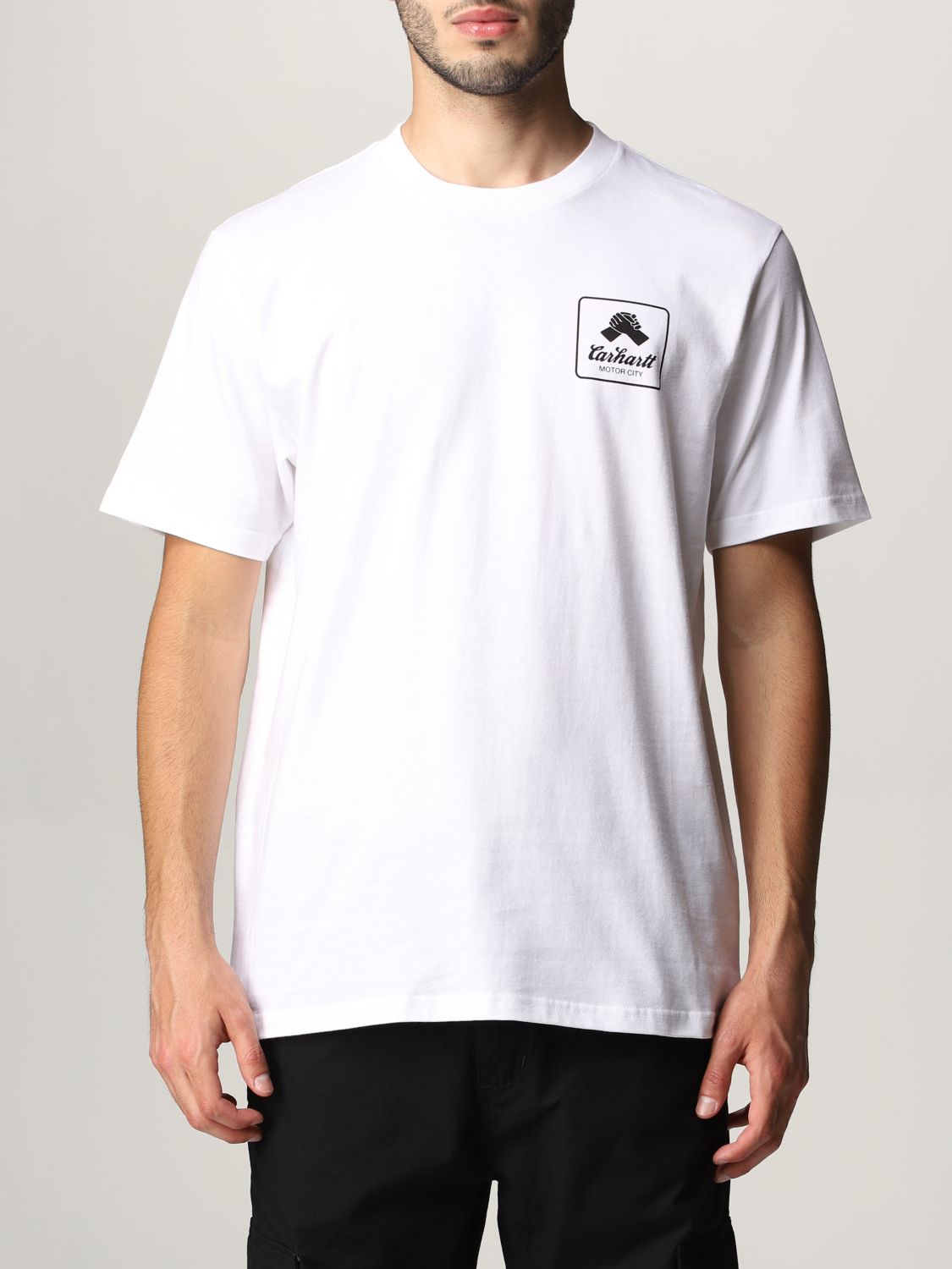 CARHARTT WIP: Carhartt t-shirt in cotton with back print - White | Wip t-shirt I02893103 online GIGLIO.COM