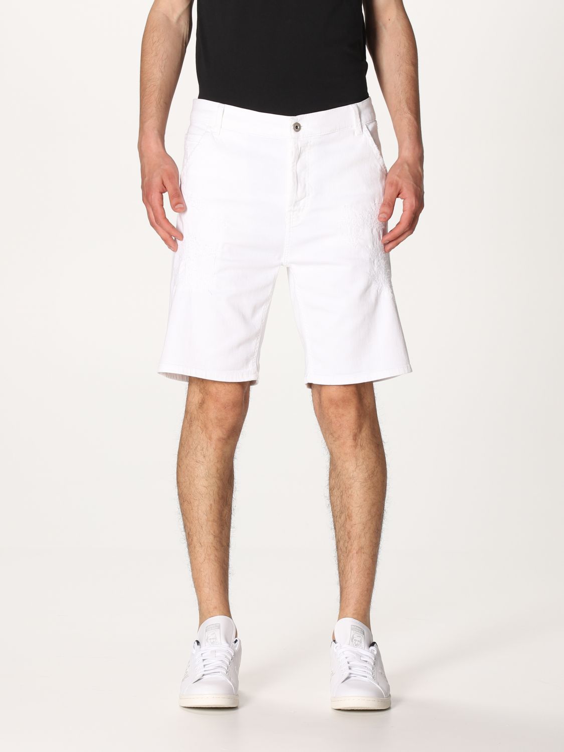 Pantalones cortos Dondup: Pantalones cortos hombre Dondup blanco 1 1