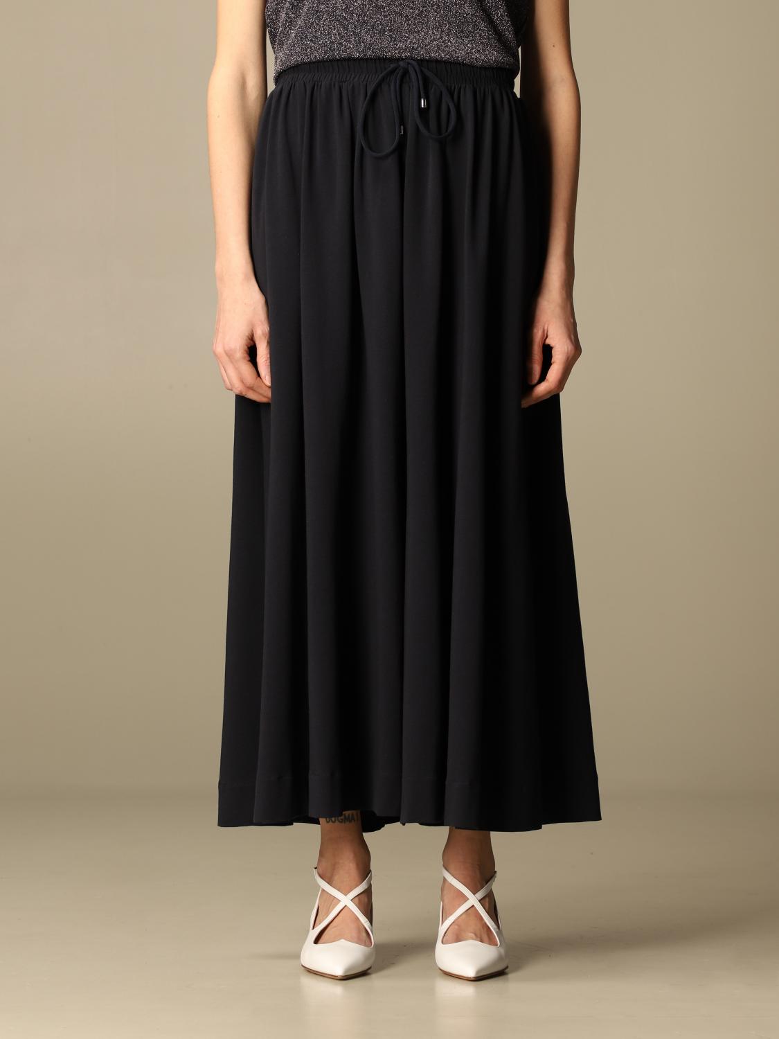 long cotton jersey skirt