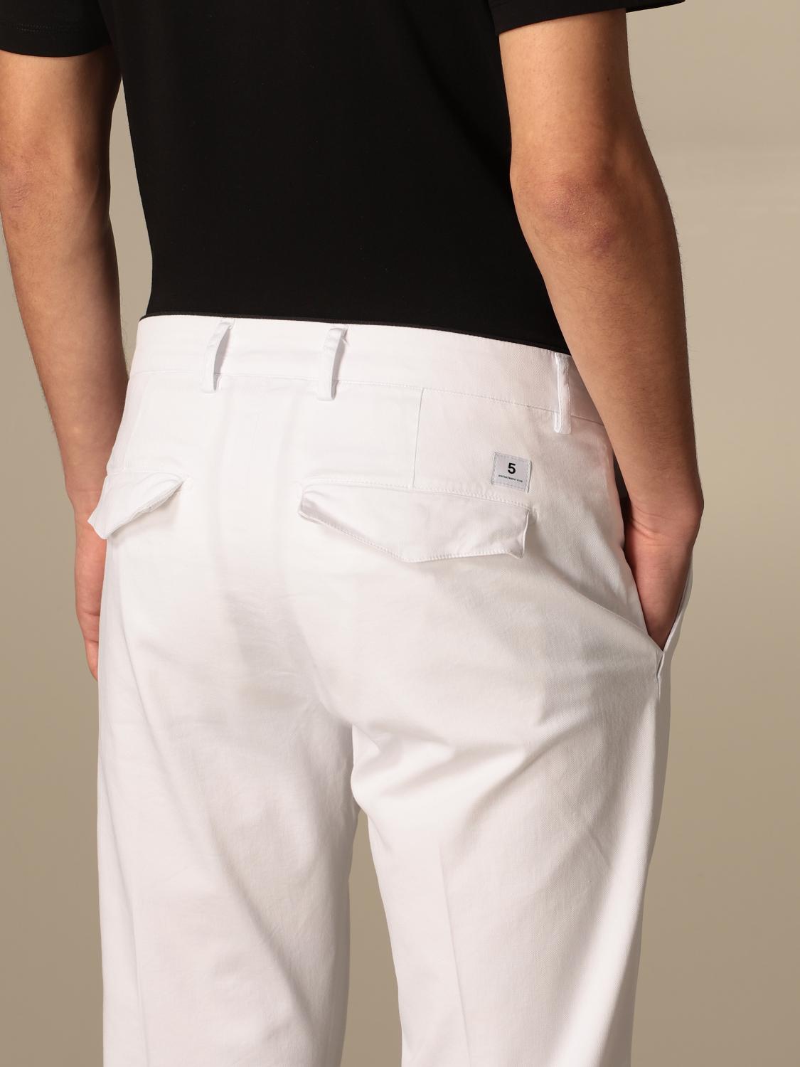DEPARTMENT 5 Pants men Department Five Pants Department 5 Men White