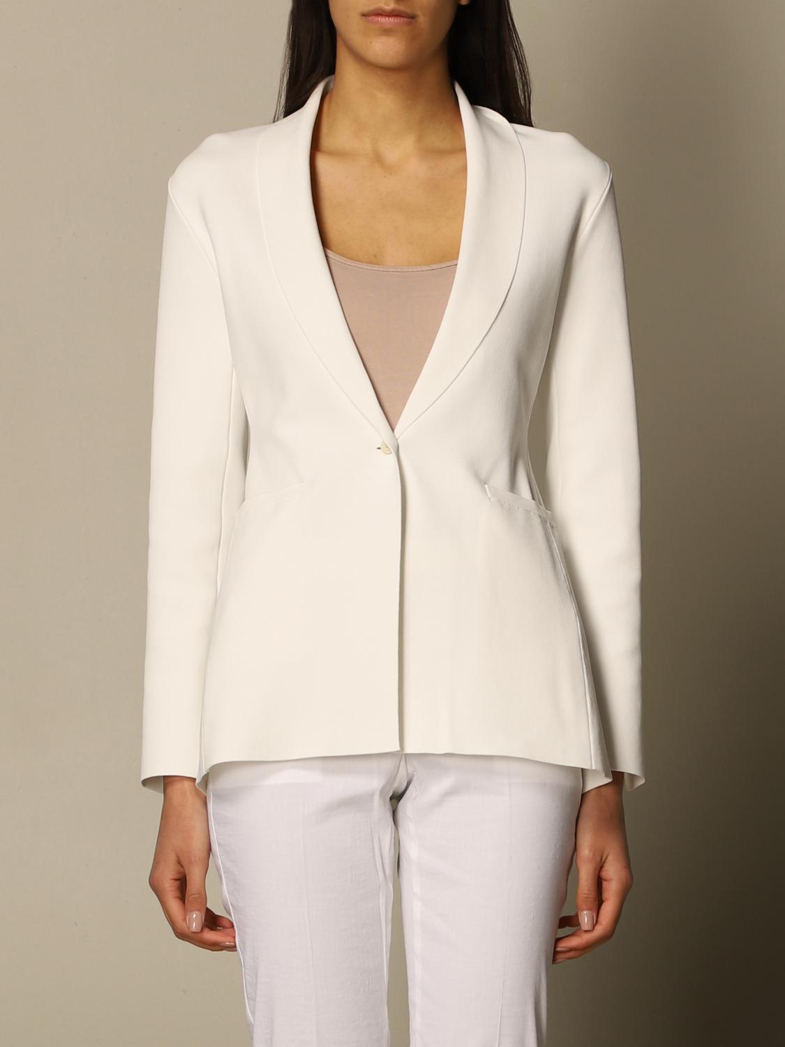 Theory Outlet blazer for woman Ivory Theory blazer L0116723 online