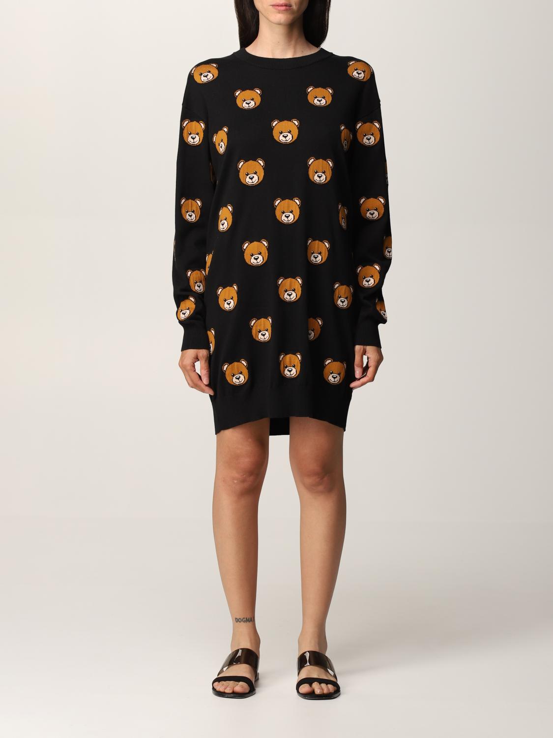 MOSCHINO COUTURE: Vestido mujer | Vestido Moschino Couture Mujer Negro | Vestido  Moschino Couture 0486 0502 GIGLIO.COM