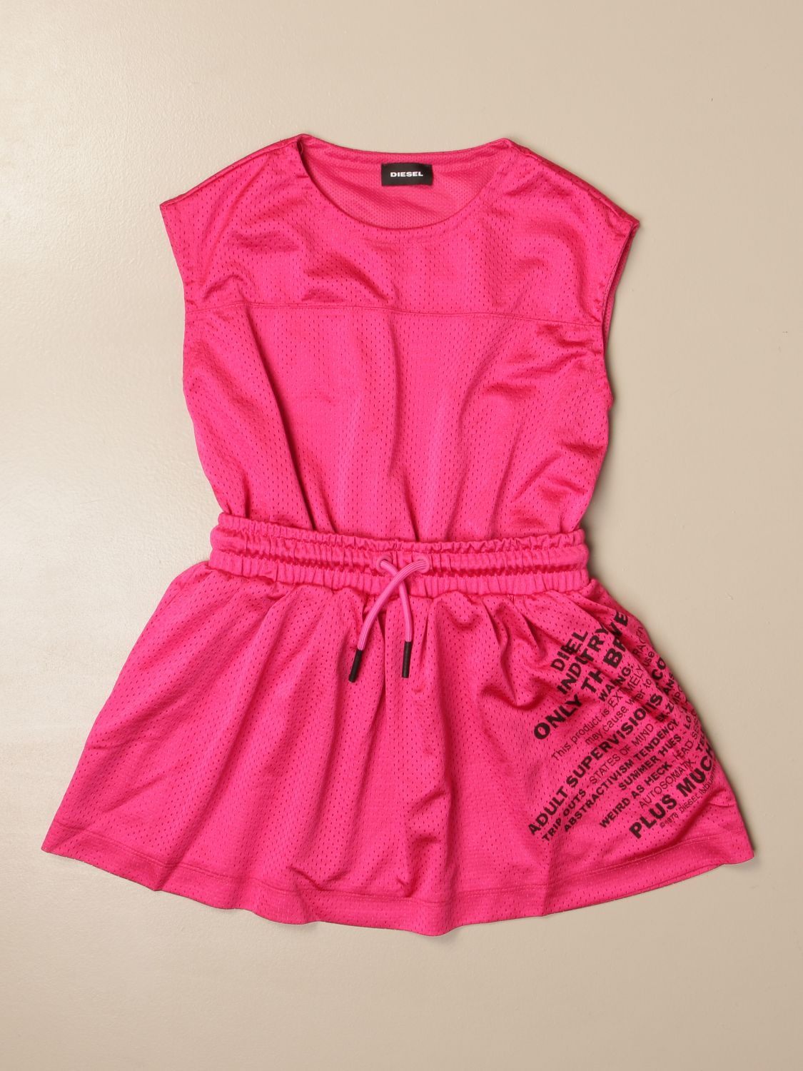 Dress Diesel: Diesel dress with logo pink 1