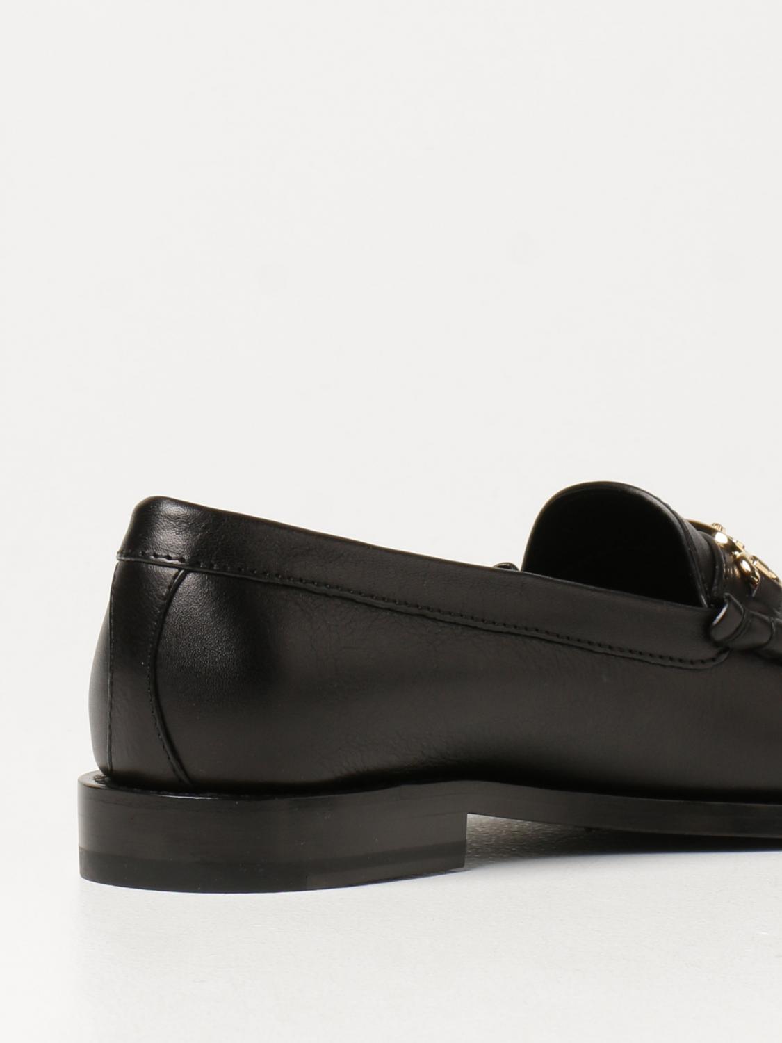 celine black loafers