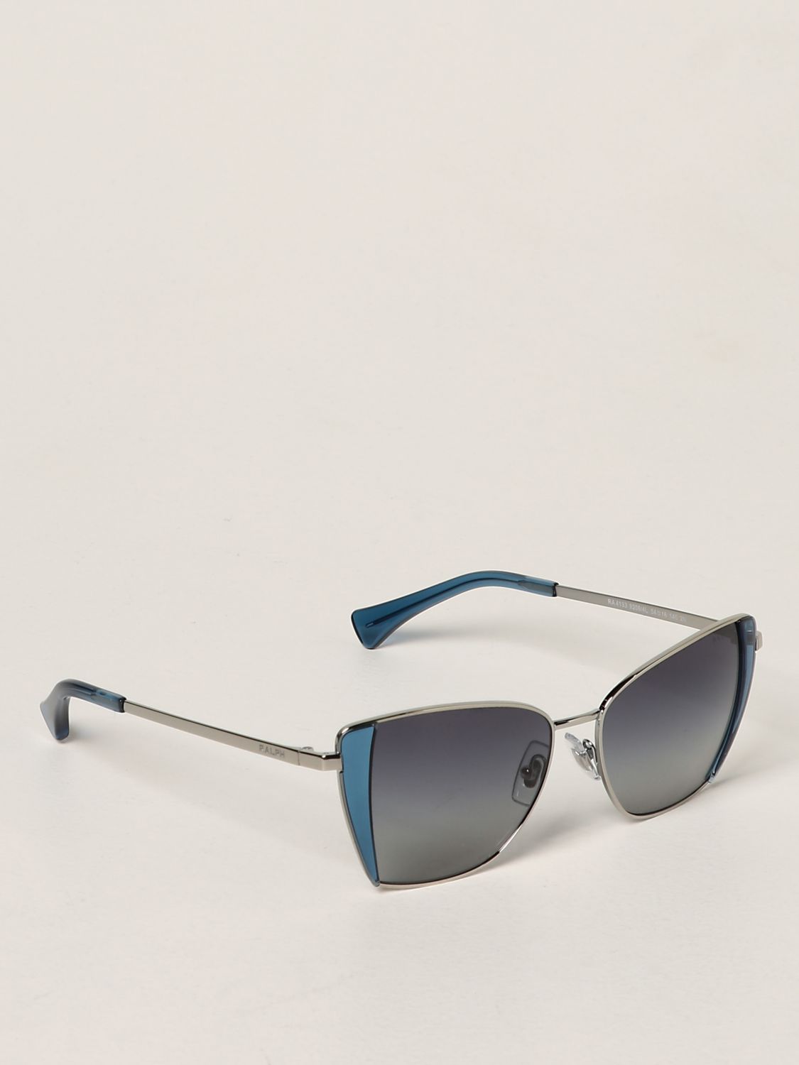 Glasses Ralph Lauren: Ralph Lauren sunglasses in acetate and metal gnawed blue 1