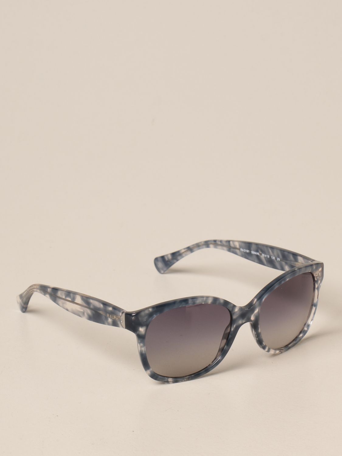 Glasses Ralph Lauren: Ralph Lauren sunglasses in patterned acetate blue 1