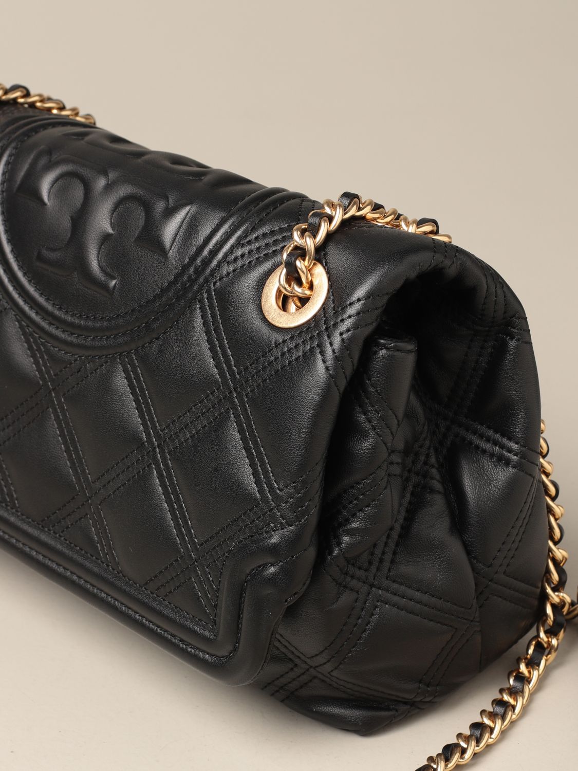 TORY BURCH: Fleming Soft bag in quilted leather | Crossbody Bags Tory ...