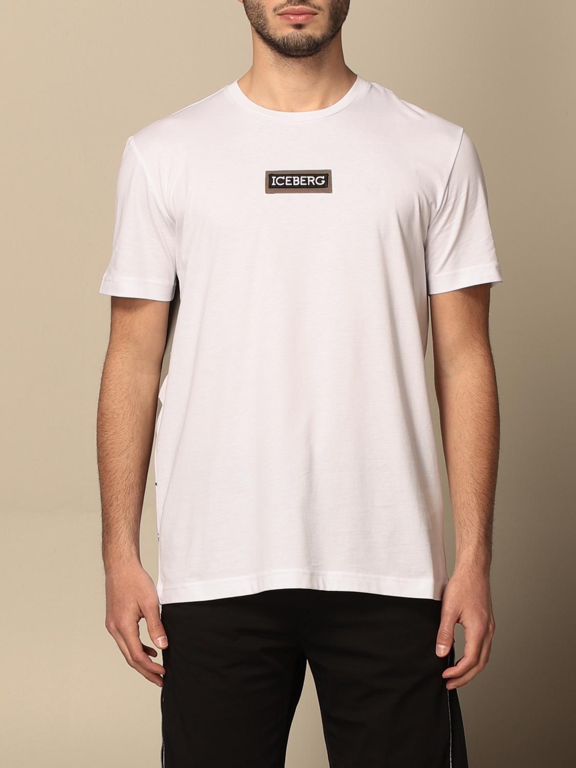 ICEBERG: T-shirt with big back print - White | Iceberg t-shirt F028 ...