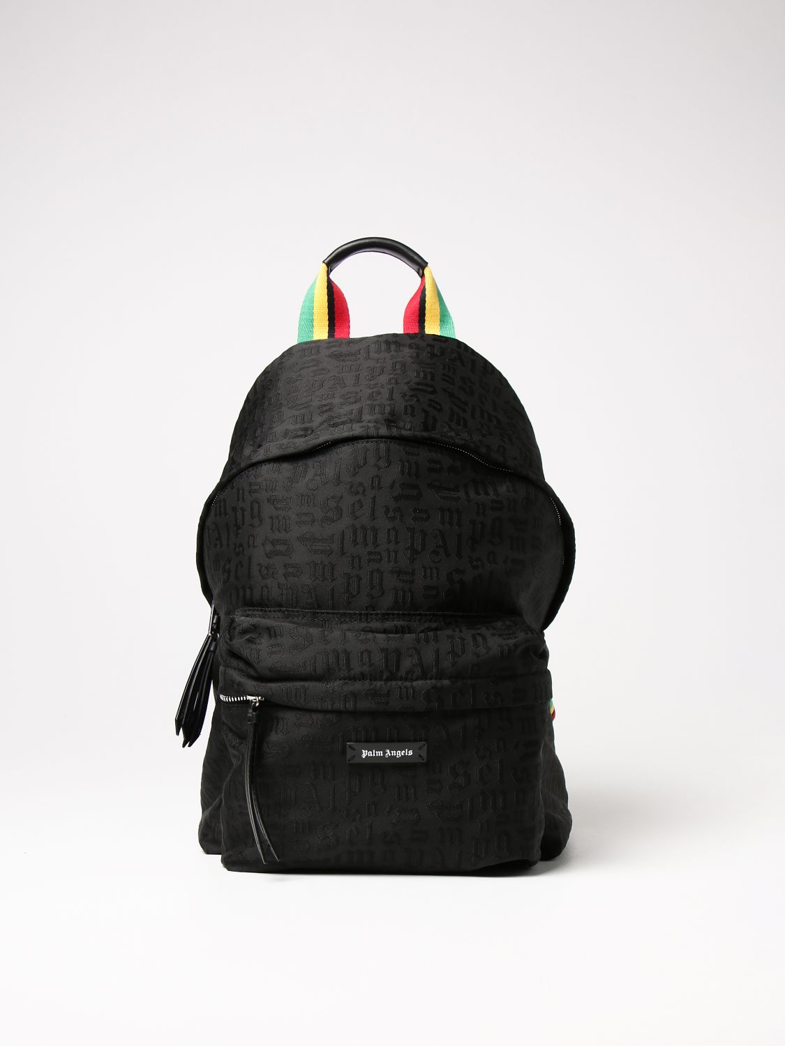 PALM backpack in logoed canvas - | Palm Angels backpack PMNB012S21FAB005 online on GIGLIO.COM